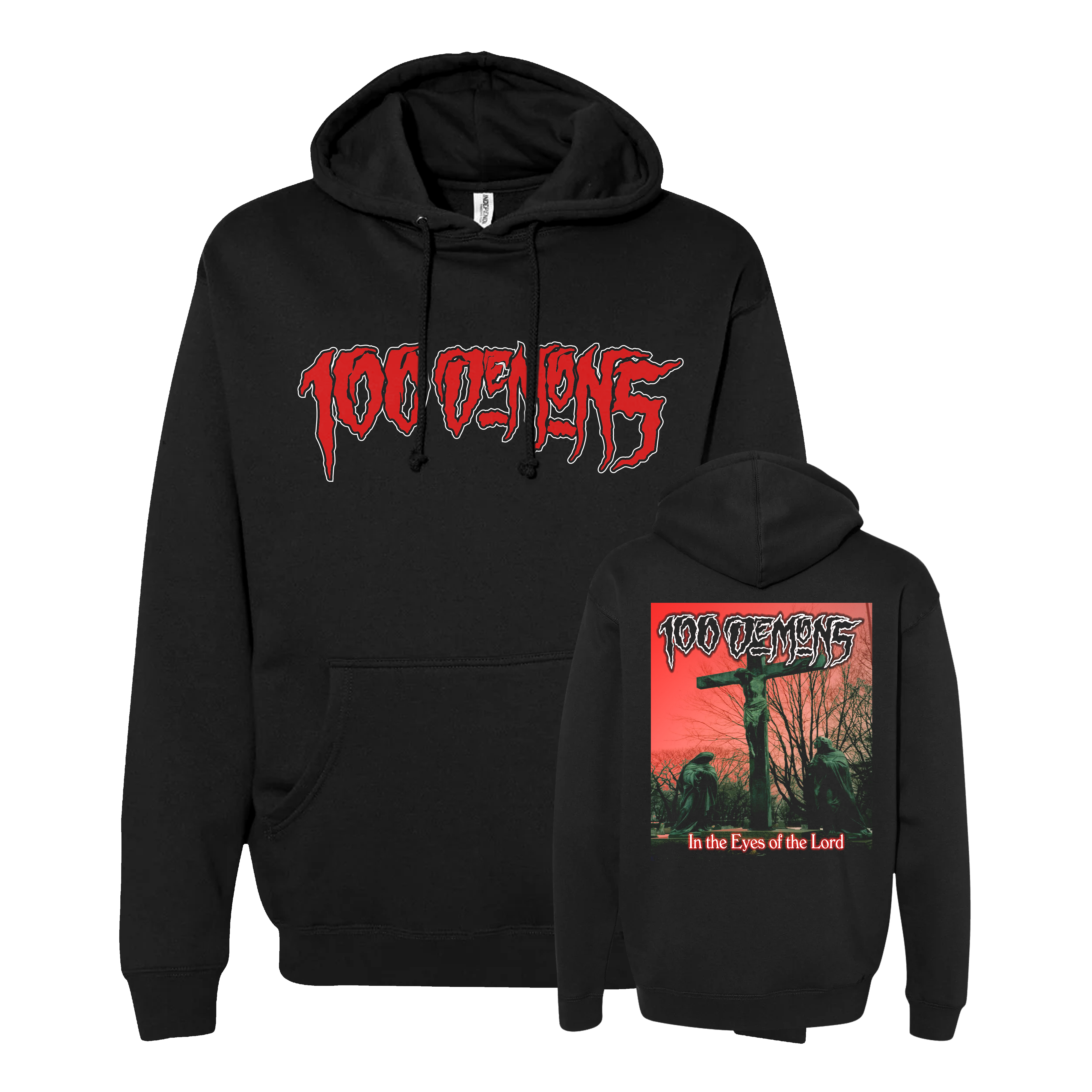100 Demons - In The Eyes Of The Lord Hoodie **PREORDER**