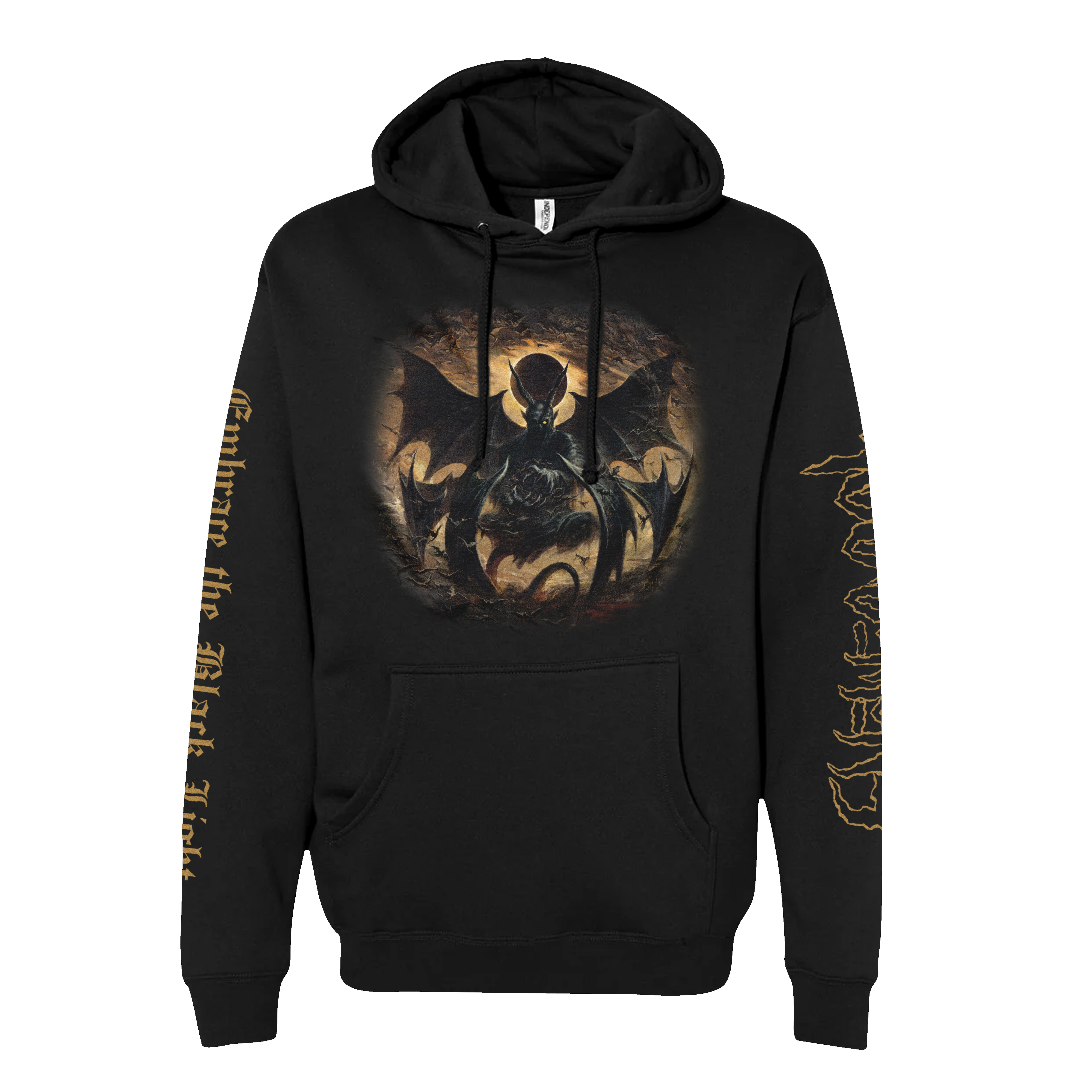 100 Demons - Embrace The Black Light - Black Hoodie
