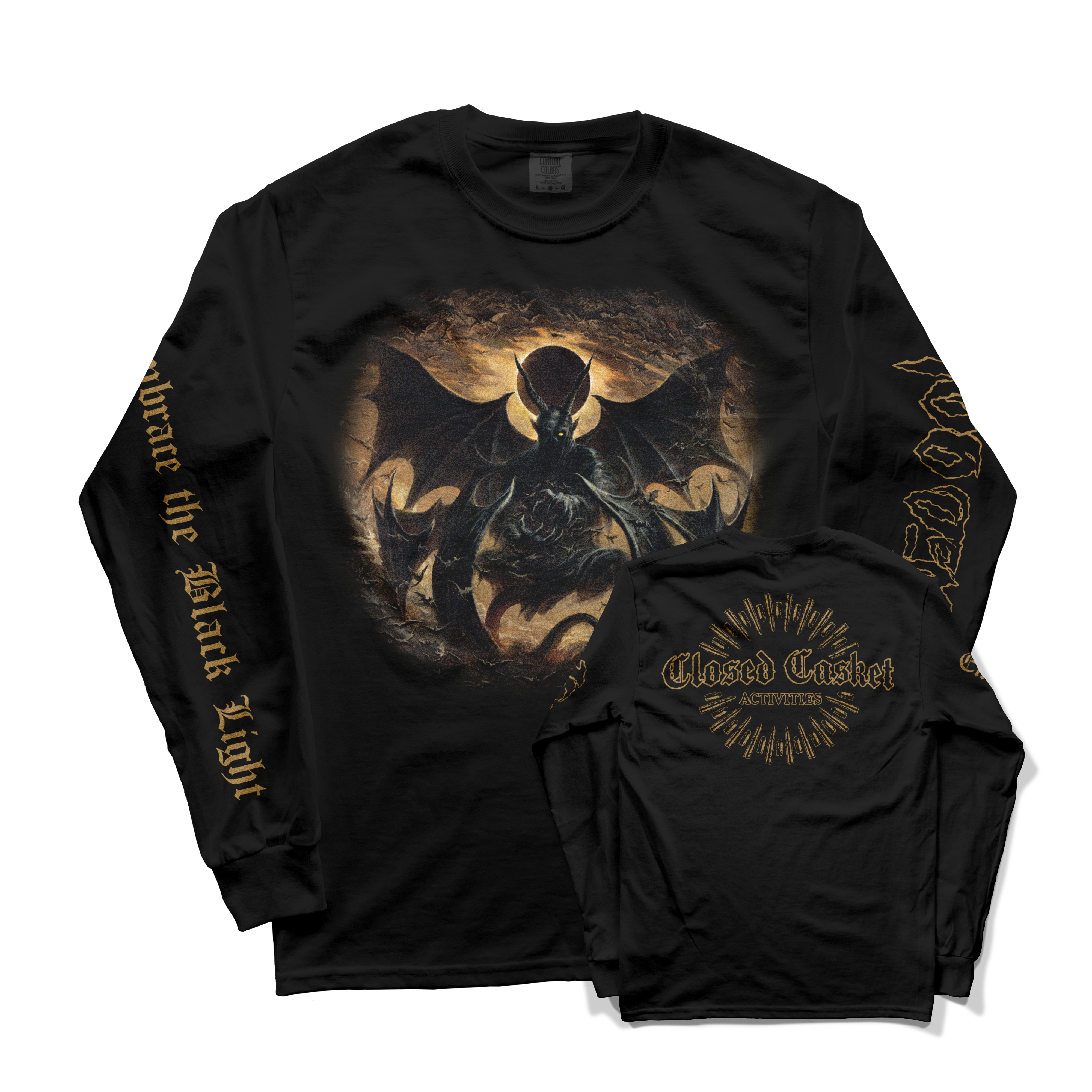 100 Demons - Embrace The Black Light - Black Longsleeve