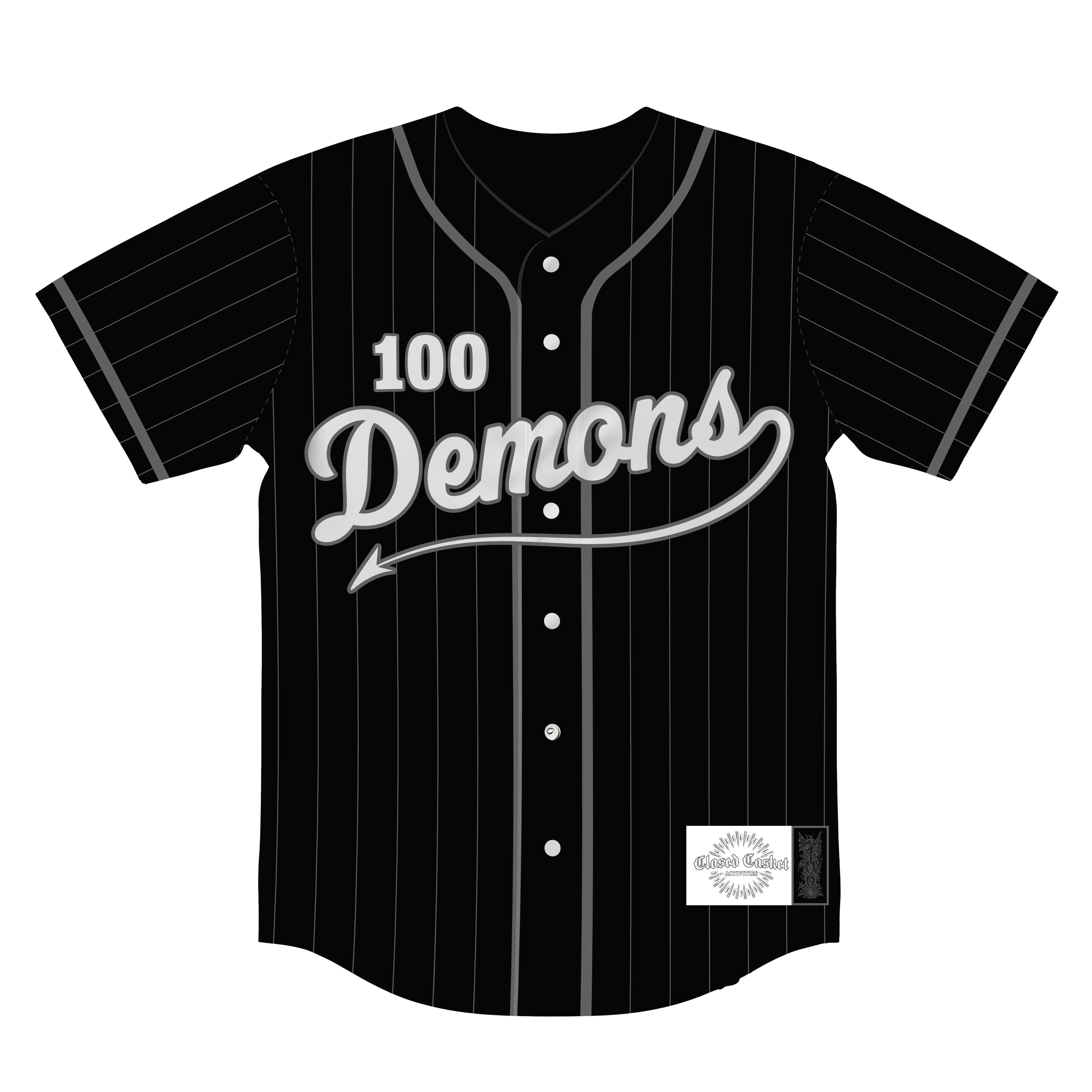100 Demons - Spiritual Obliteration - Baseball Jersey **PREORDER**