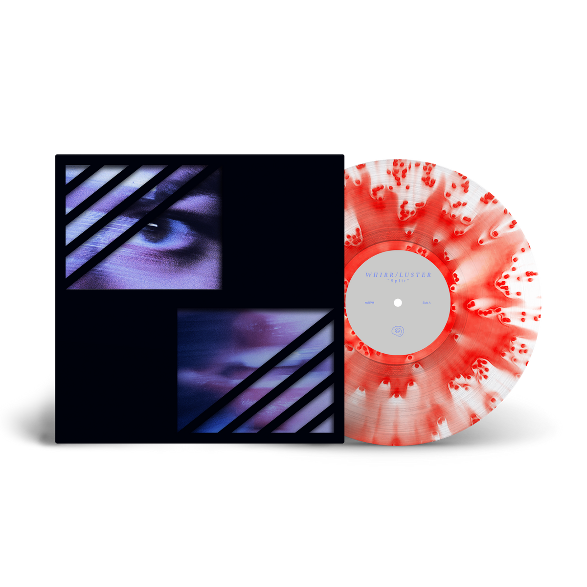 Whirr / Luster - Whirr & Luster Split - 12"EP - Cloudy Red