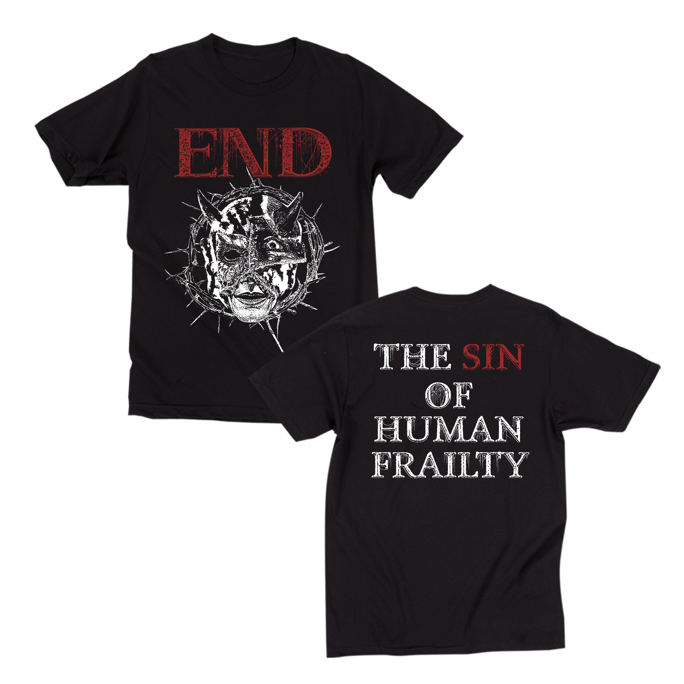 END - Distorted Face Tee