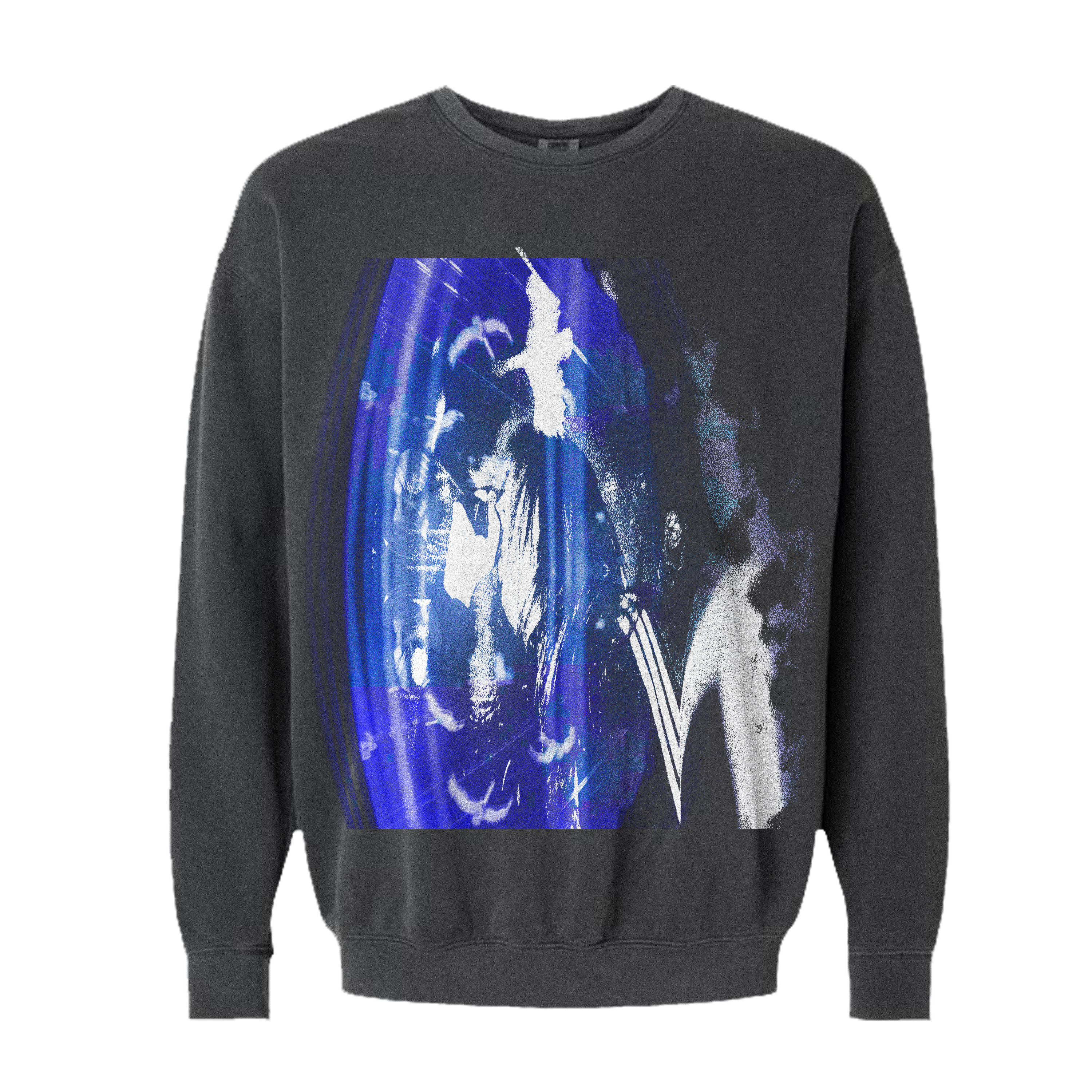 Fleshwater - Slam Pigment Dyed Black Crewneck