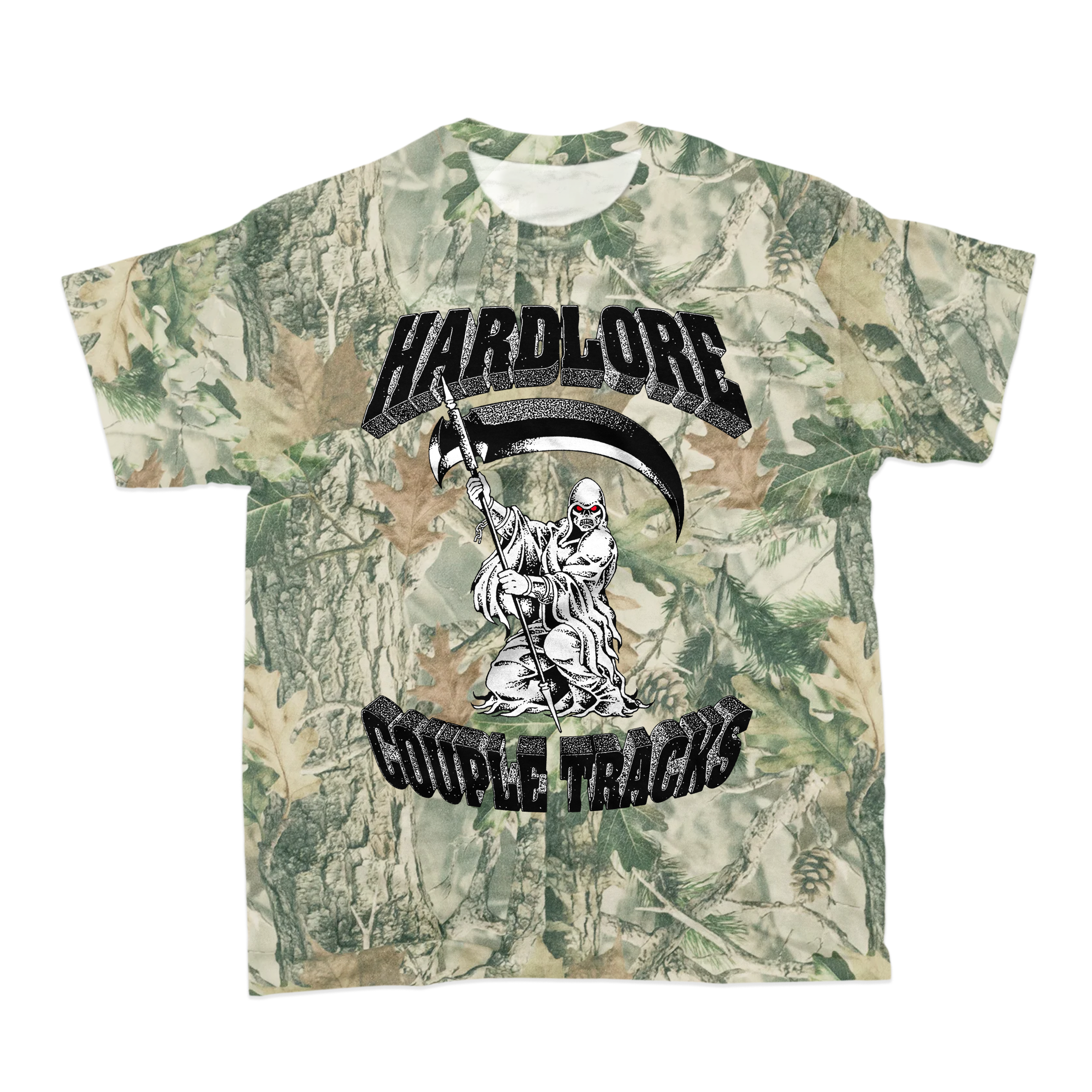 Hardlore - Couple Tracks Vintage Wood Camo T-Shirt **PREORDER**