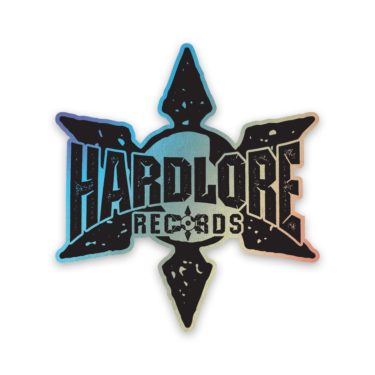 Hardlore Records Hologram Sticker