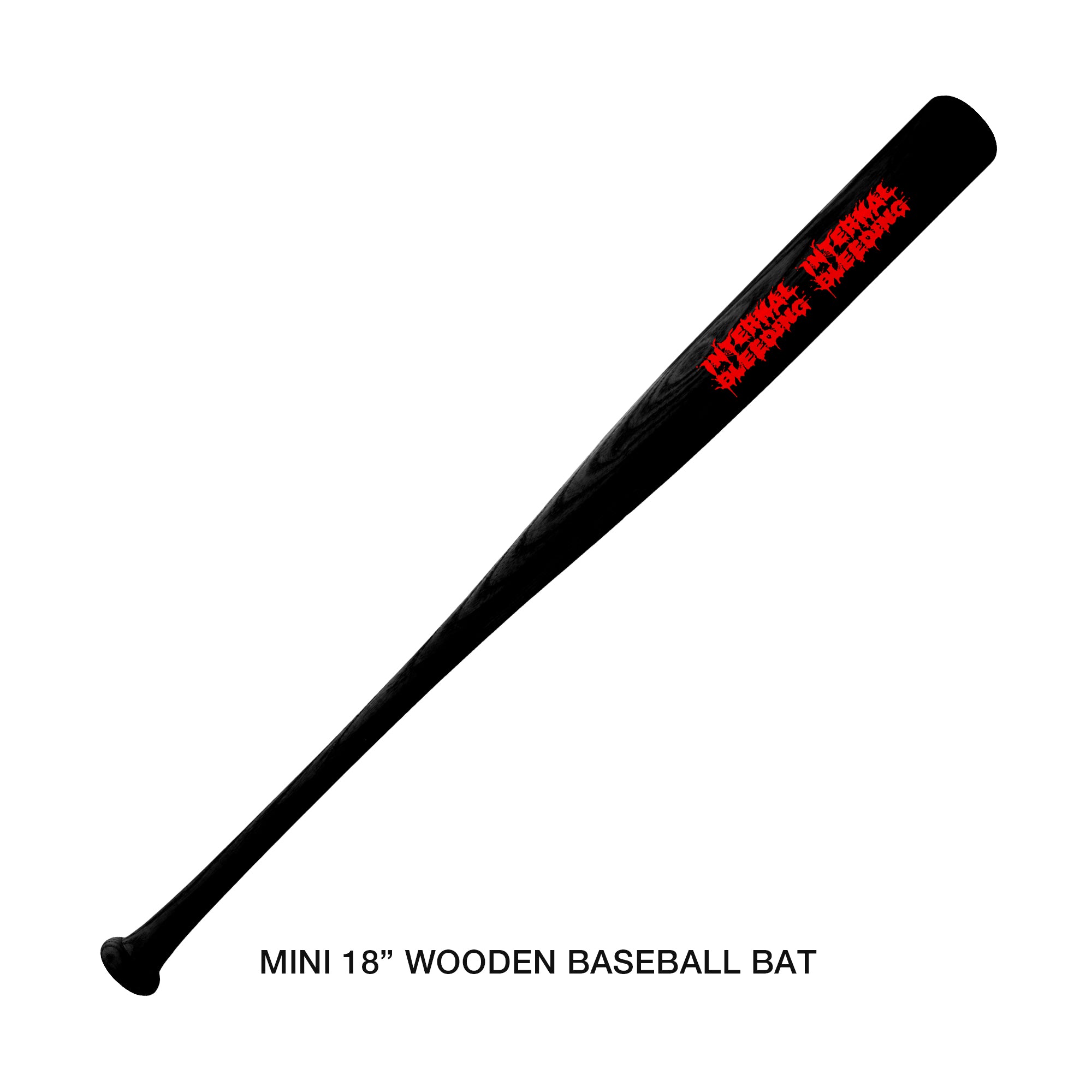 Internal Bleeding - Mini Wooden Baseball Bat **PREORDER**