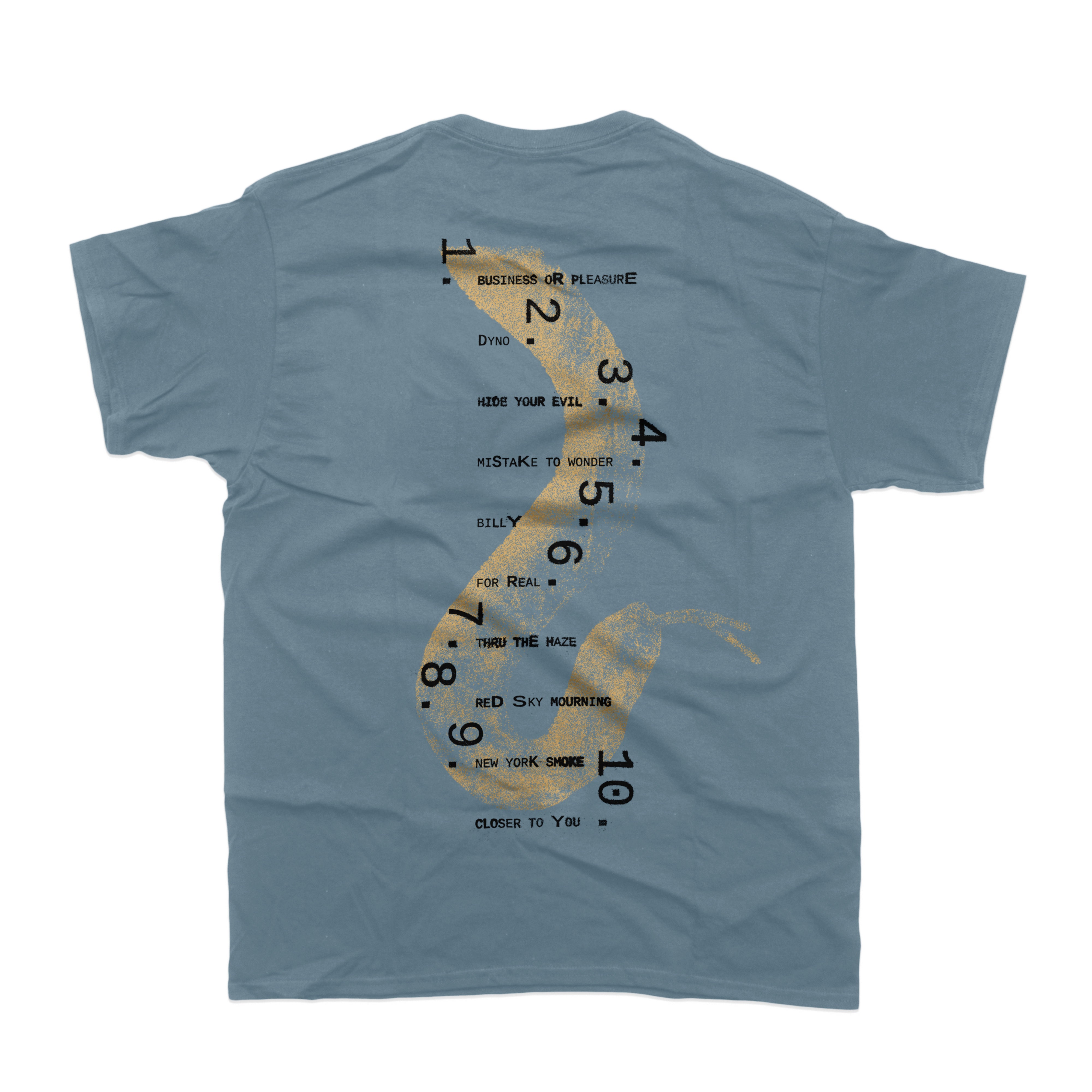 Soul Blind - Red Sky Mourning Tracks T-Shirt **PREORDER**