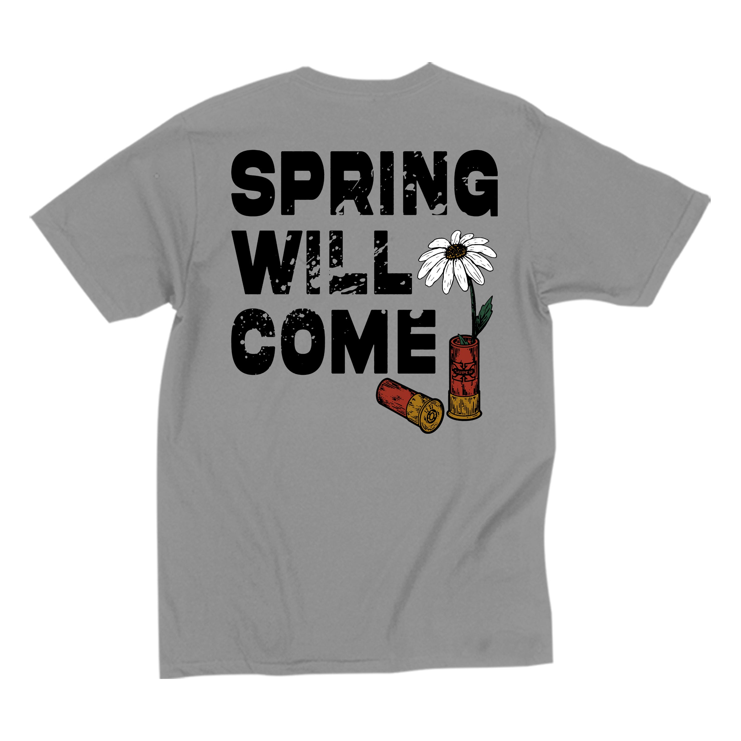 Foundation - Spring Will Come Grey T-Shirt