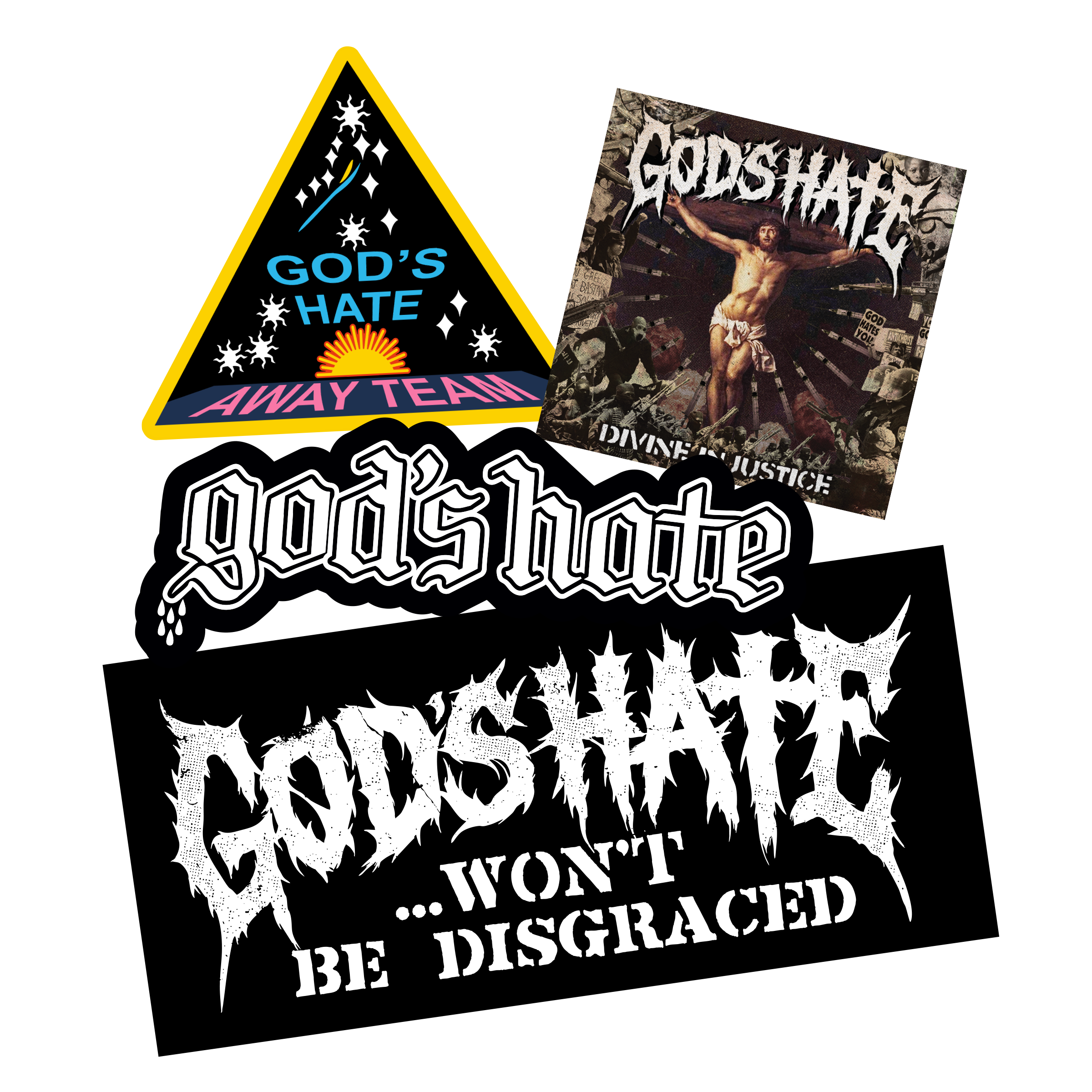 God's Hate - Divine Injustice Sticker Pack