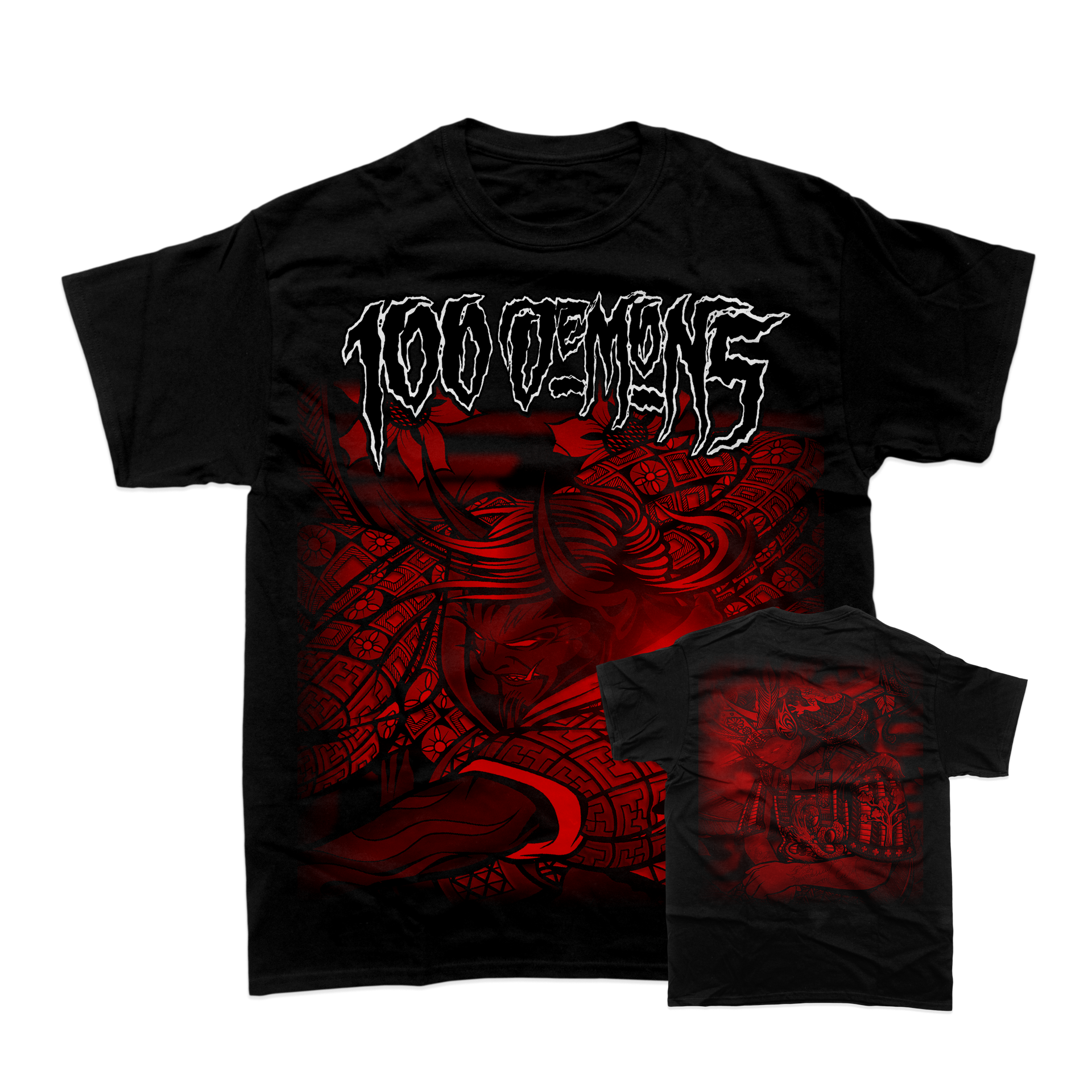 100 DEMONS Tシャツ 当時物 100 Demons - Samurai T-Shirt