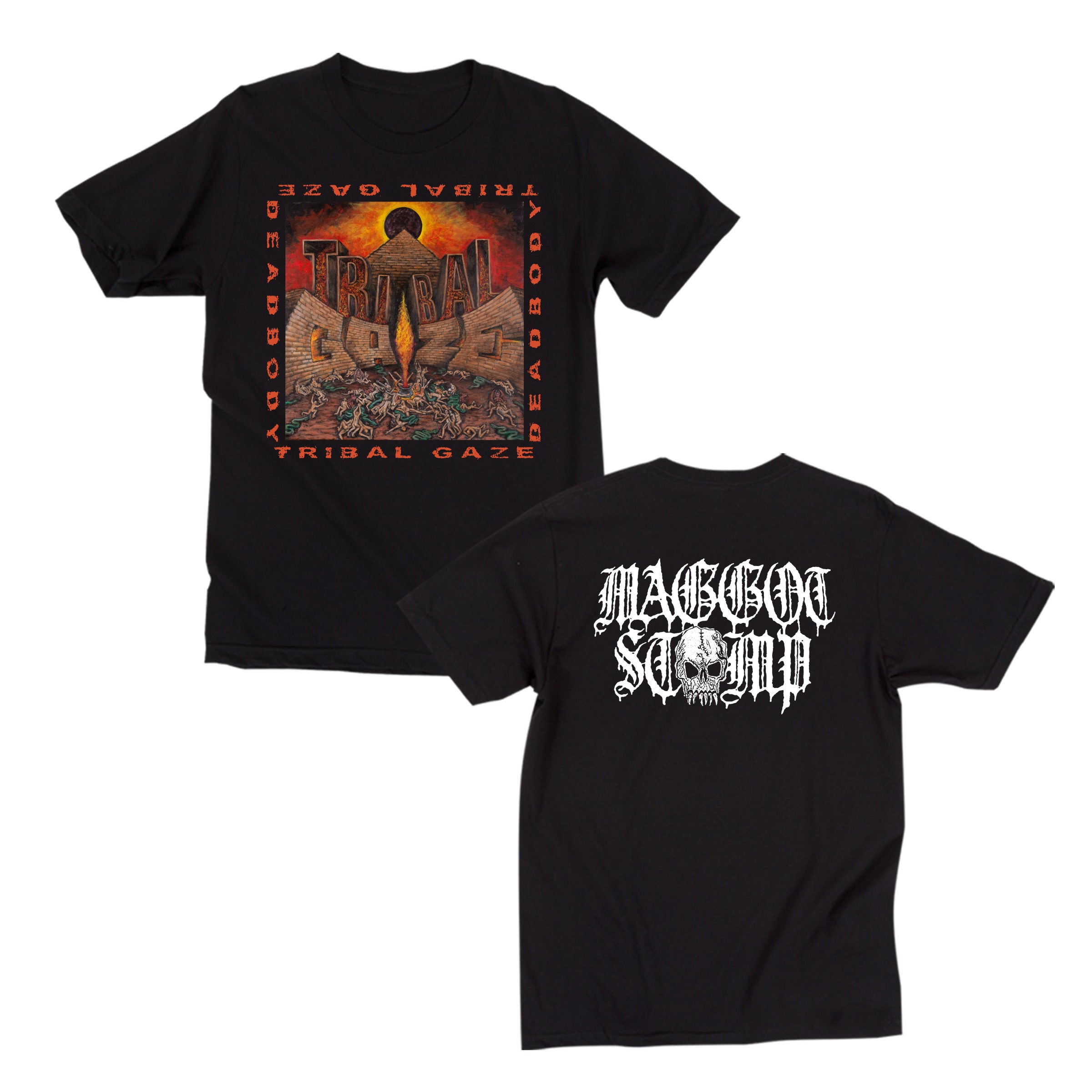 Tribal Gaze Split T-Shirt