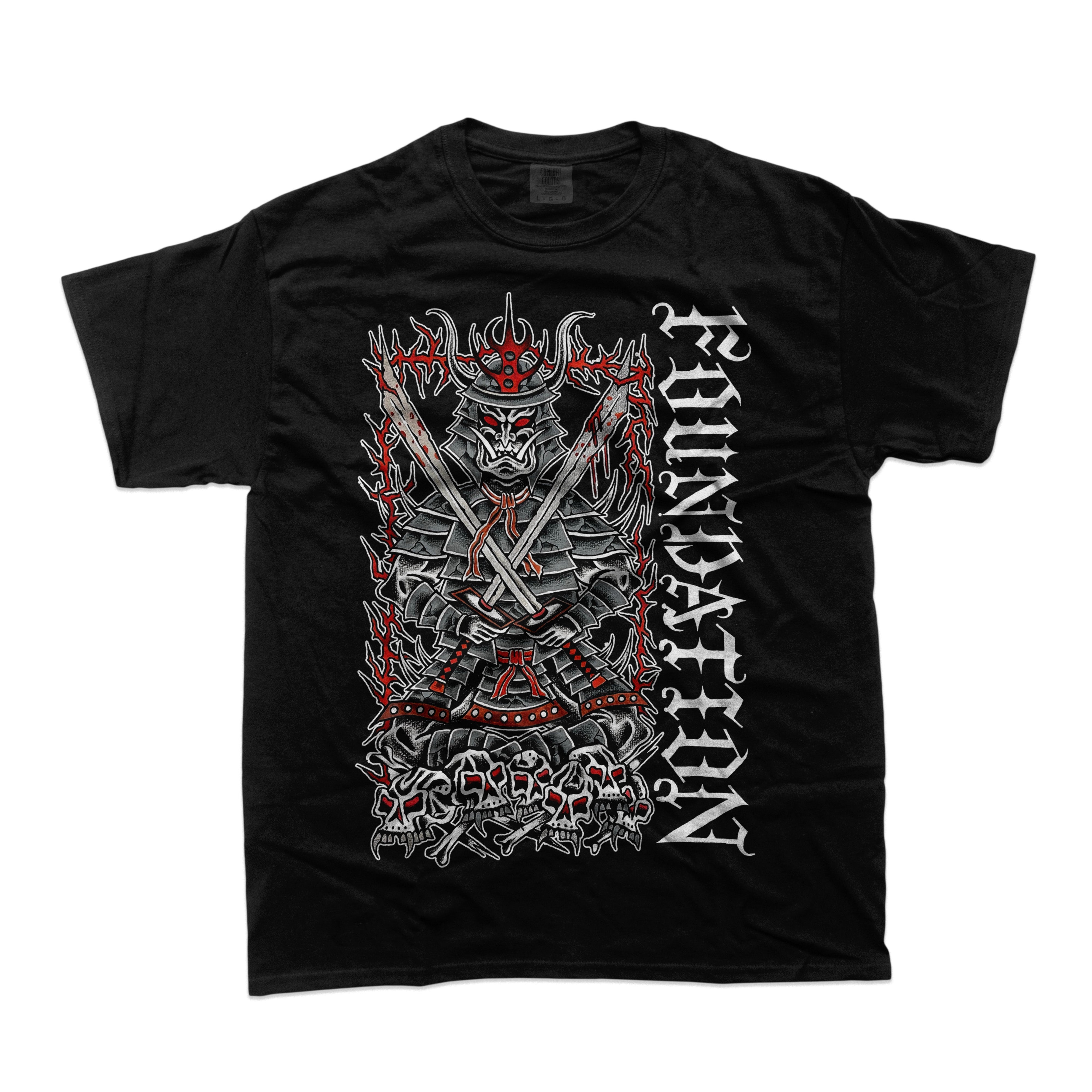 Foundation - Samurai Black T-Shirt **PREORDER**
