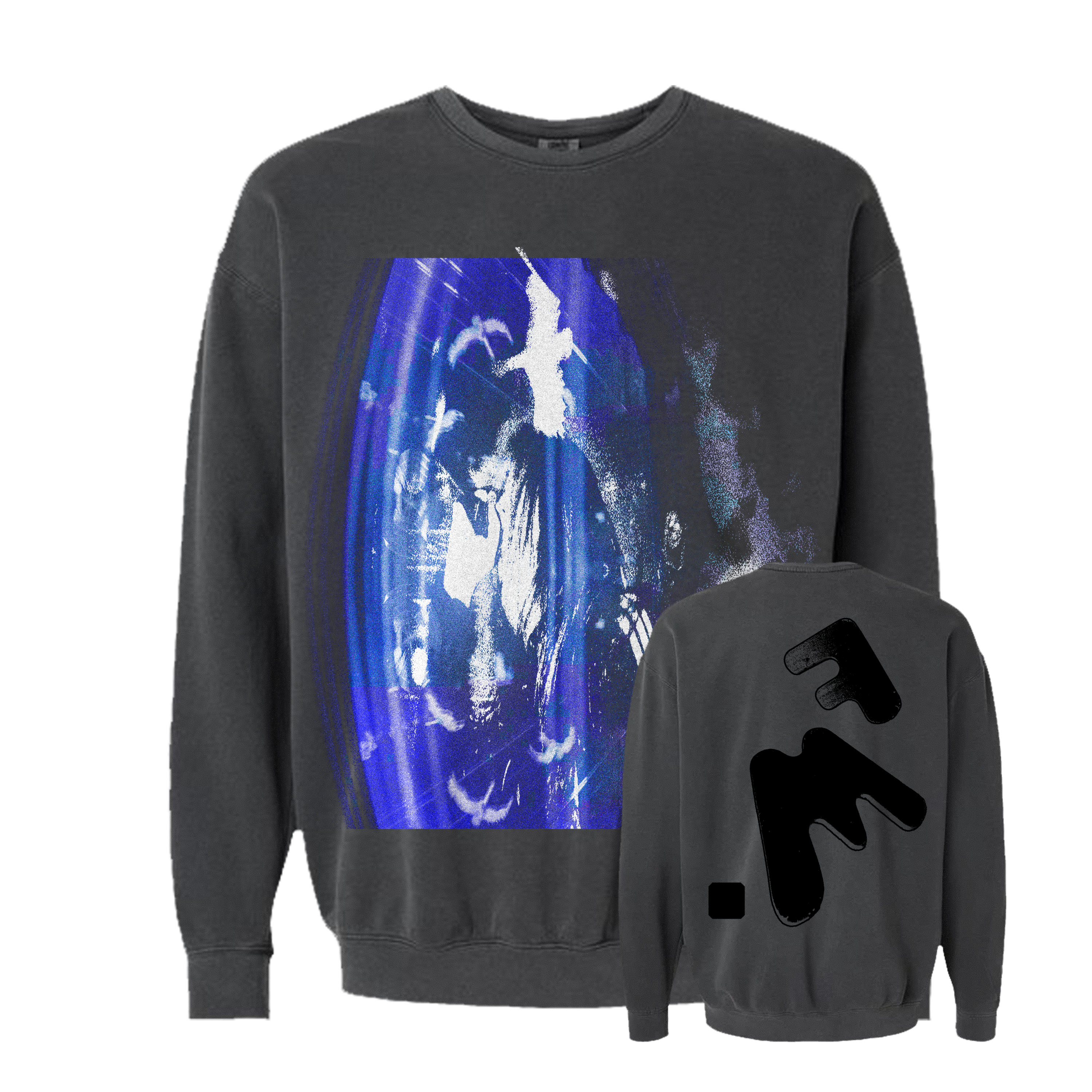 Fleshwater - Slam Pigment Dyed Black Crewneck