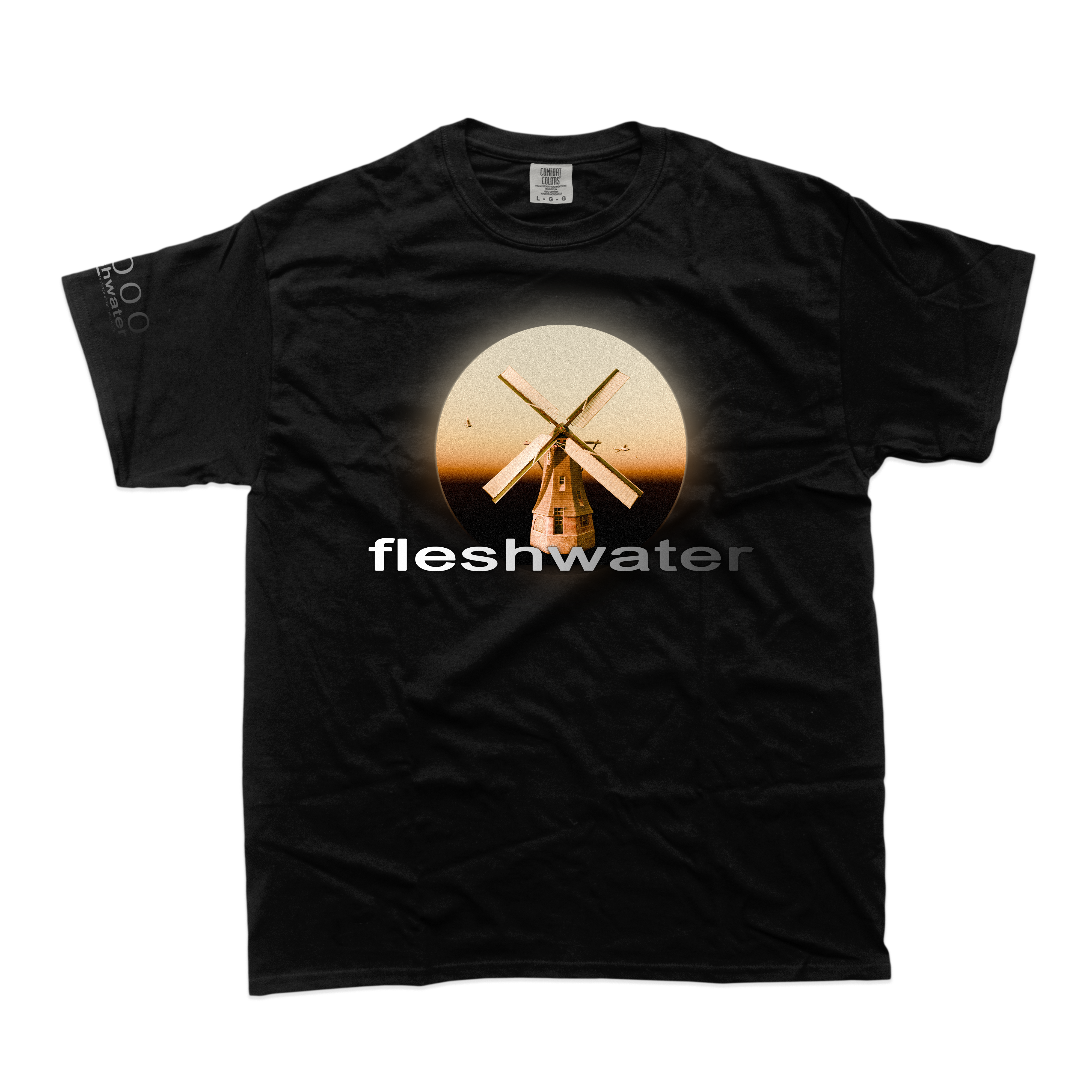 Fleshwater - Tour Windmill Black T-Shirt