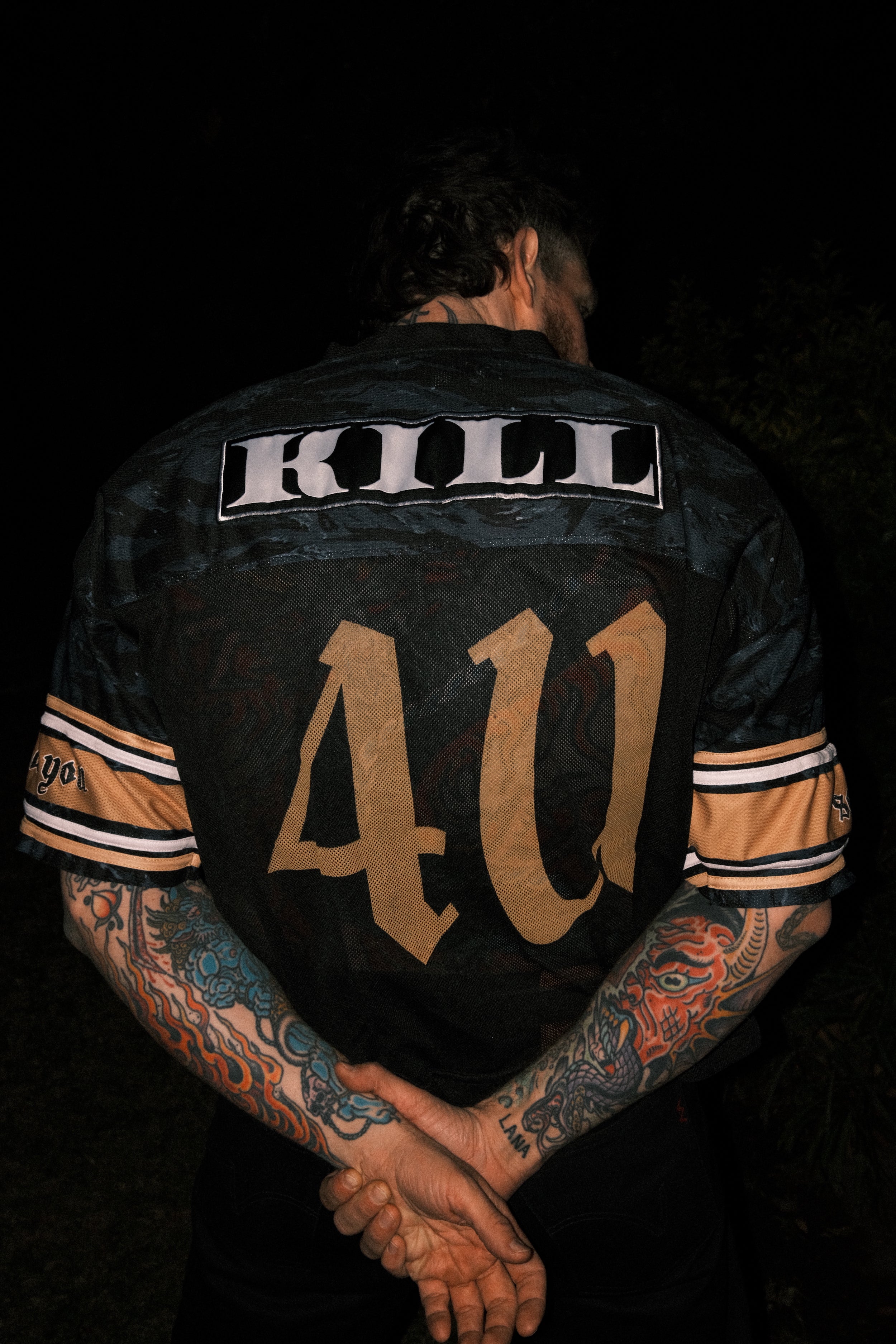 Twitching Tongues Kill 4U Football Jersey *PREORDER*