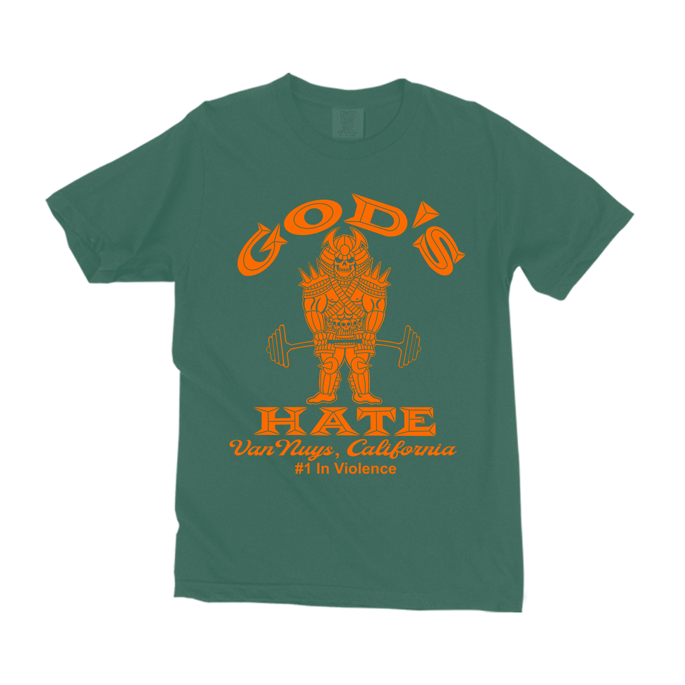 God's Hate Gold's Hate Green T-Shirt