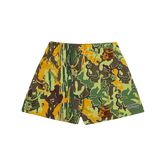 God's Hate Orange Samurai Camo Shorts