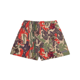 God's Hate Red Samurai Camo Shorts