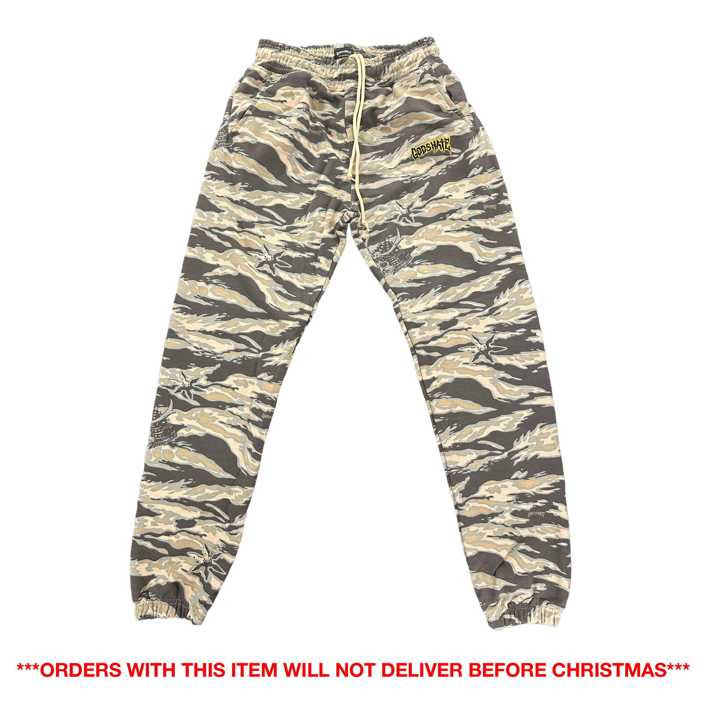 God's Hate Samurai Camo Sweatpants *PREORDER*