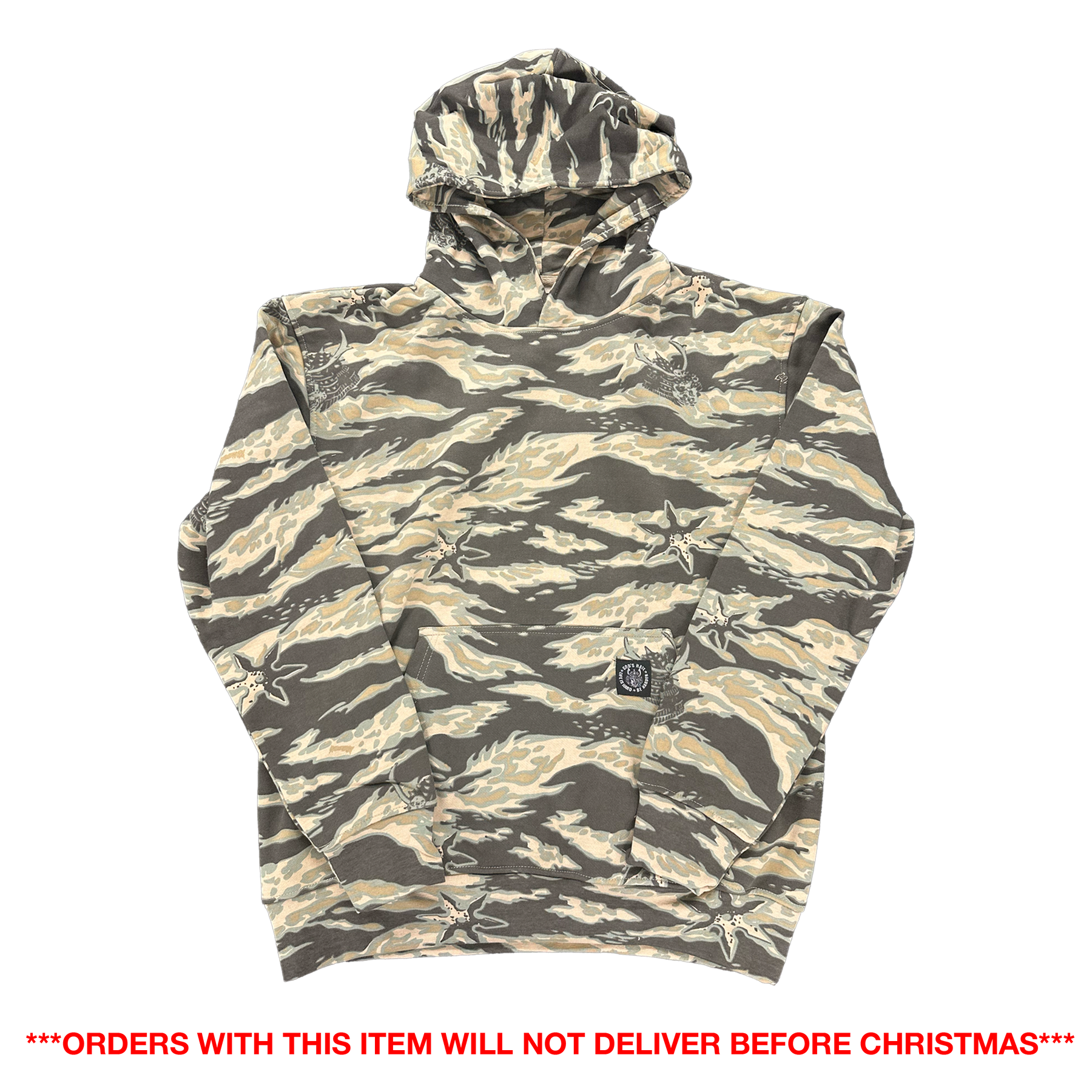 God's Hate Samurai Camo Hooded Sweatshirt *PREORDER*