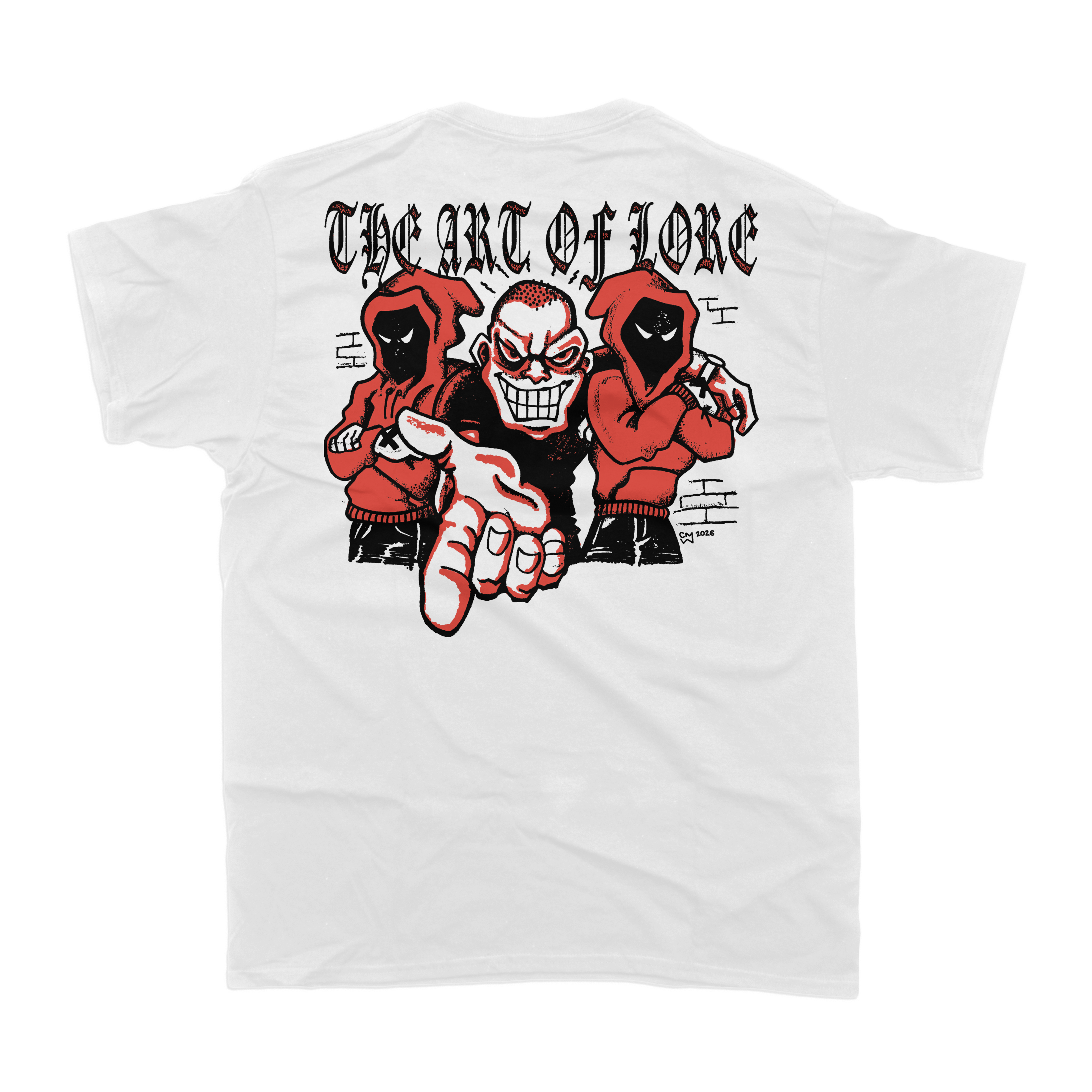 Hardlore - Art of the Lore White T-Shirt **PREORDER**