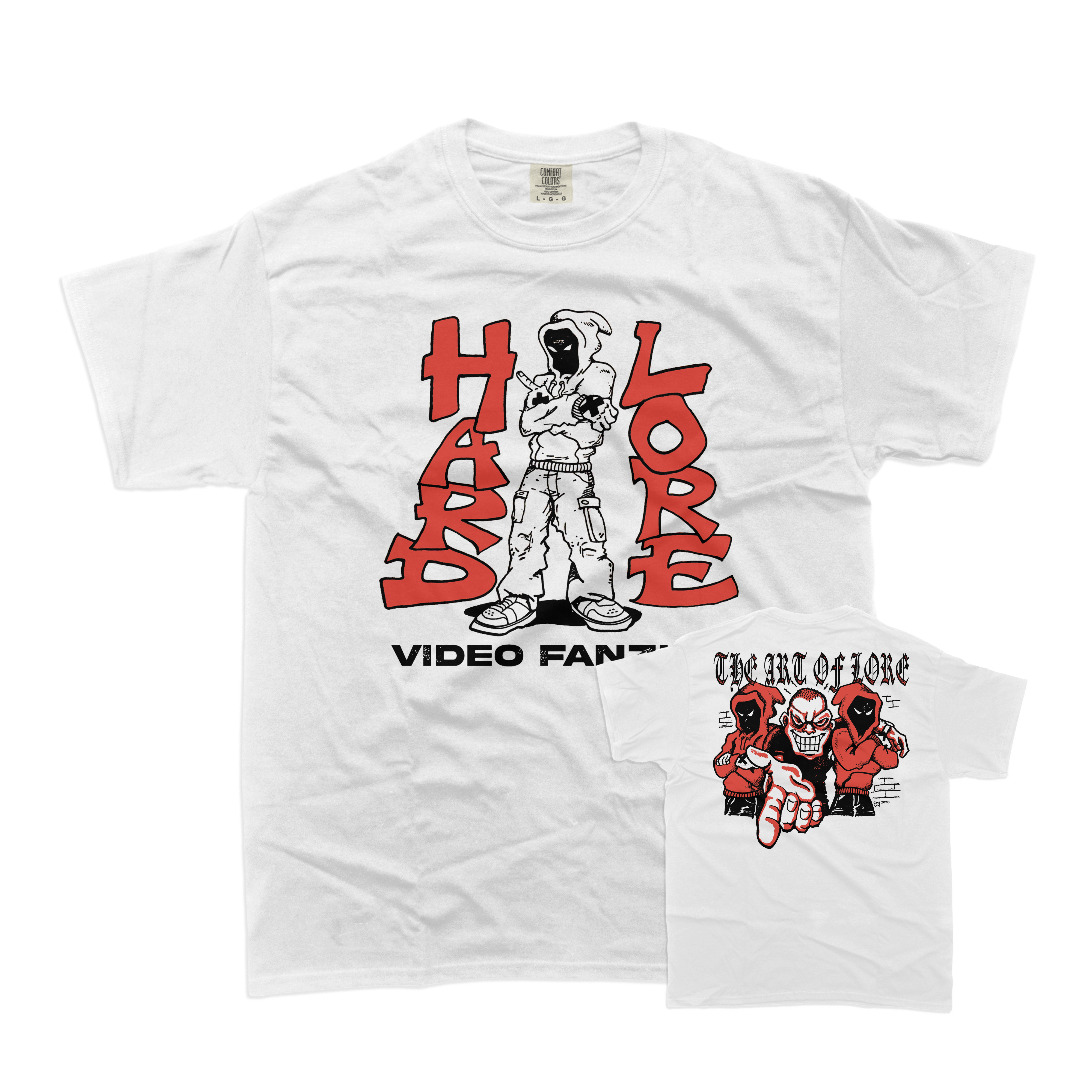 Hardlore - Art of the Lore White T-Shirt **PREORDER**