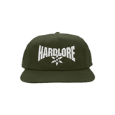 Hardlore Star Embroidered Army Green Hat *PREORDER*