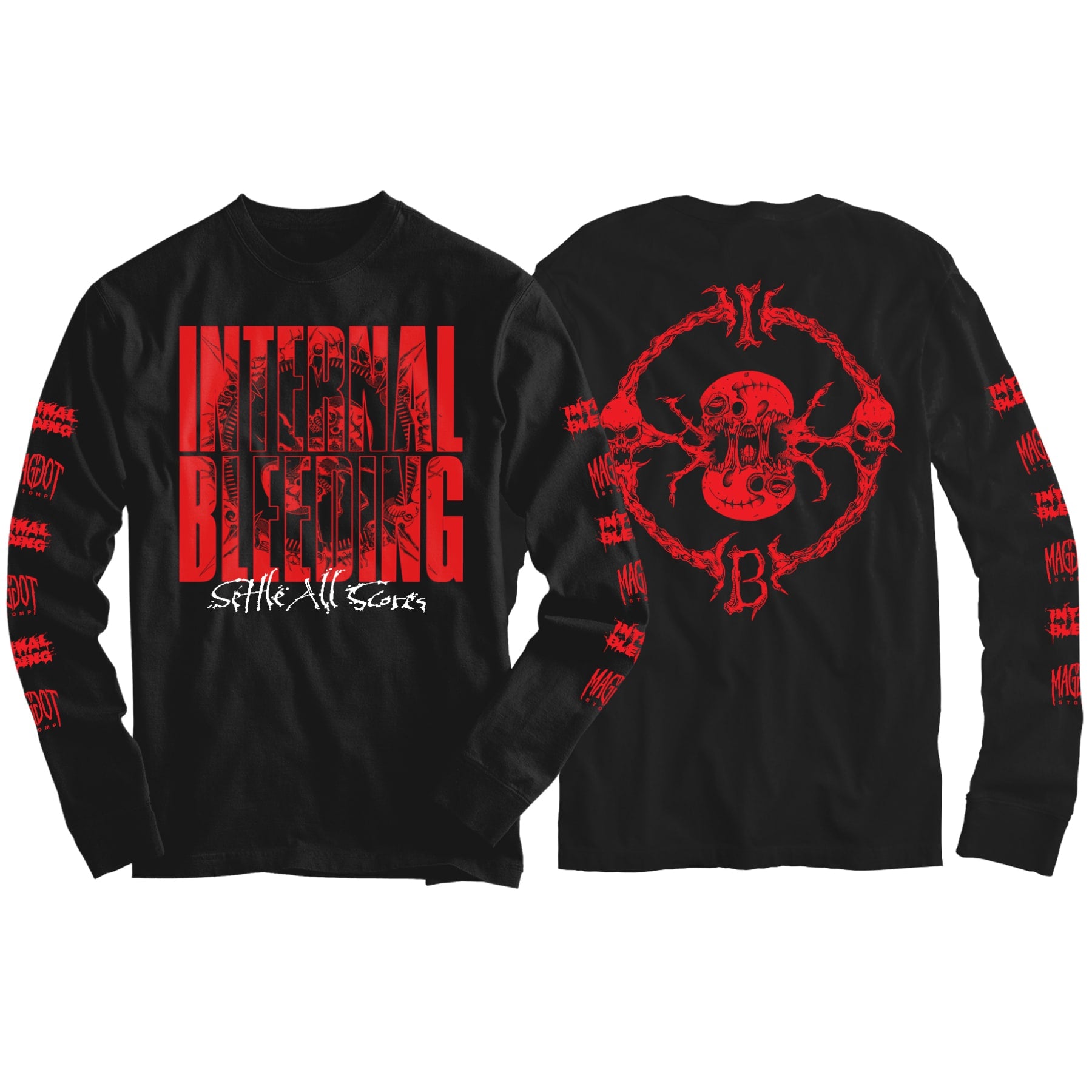 Internal Bleeding - Settle All Scores Longsleeve **PREORDER**