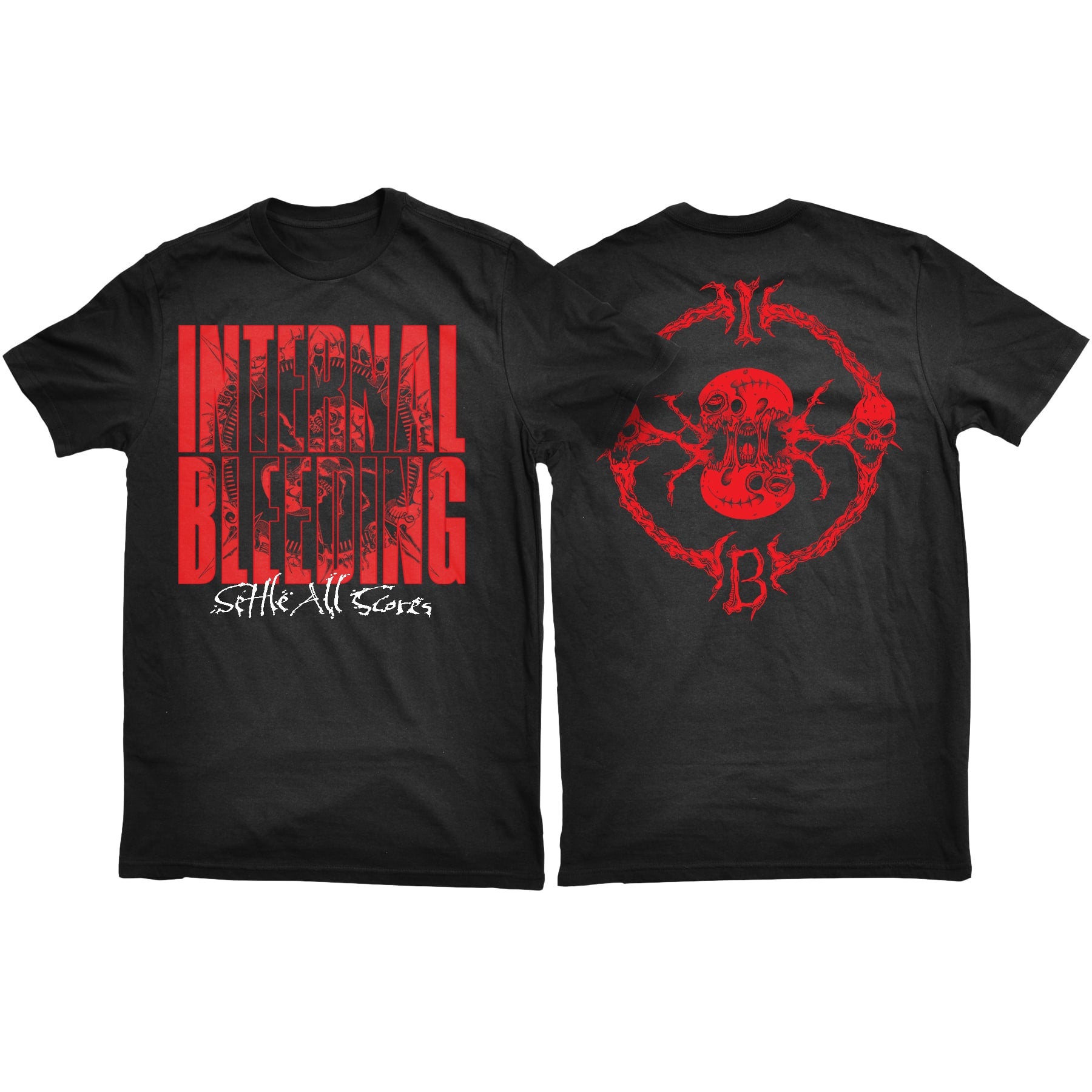 Internal Bleeding - Settle All Scores T-Shirt **PREORDER**