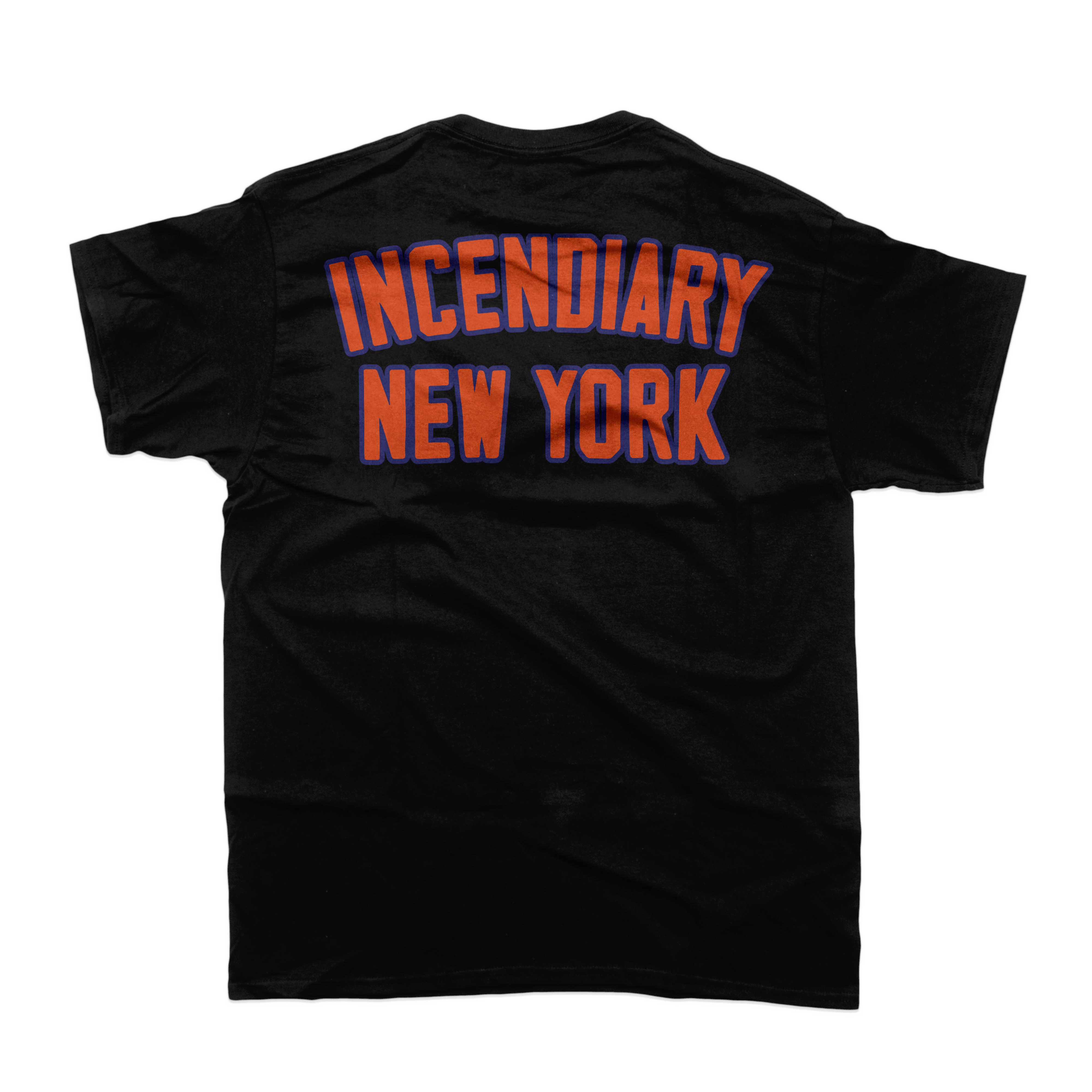 Incendiary “NY Knicks” Black T-Shirt **PREORDER**