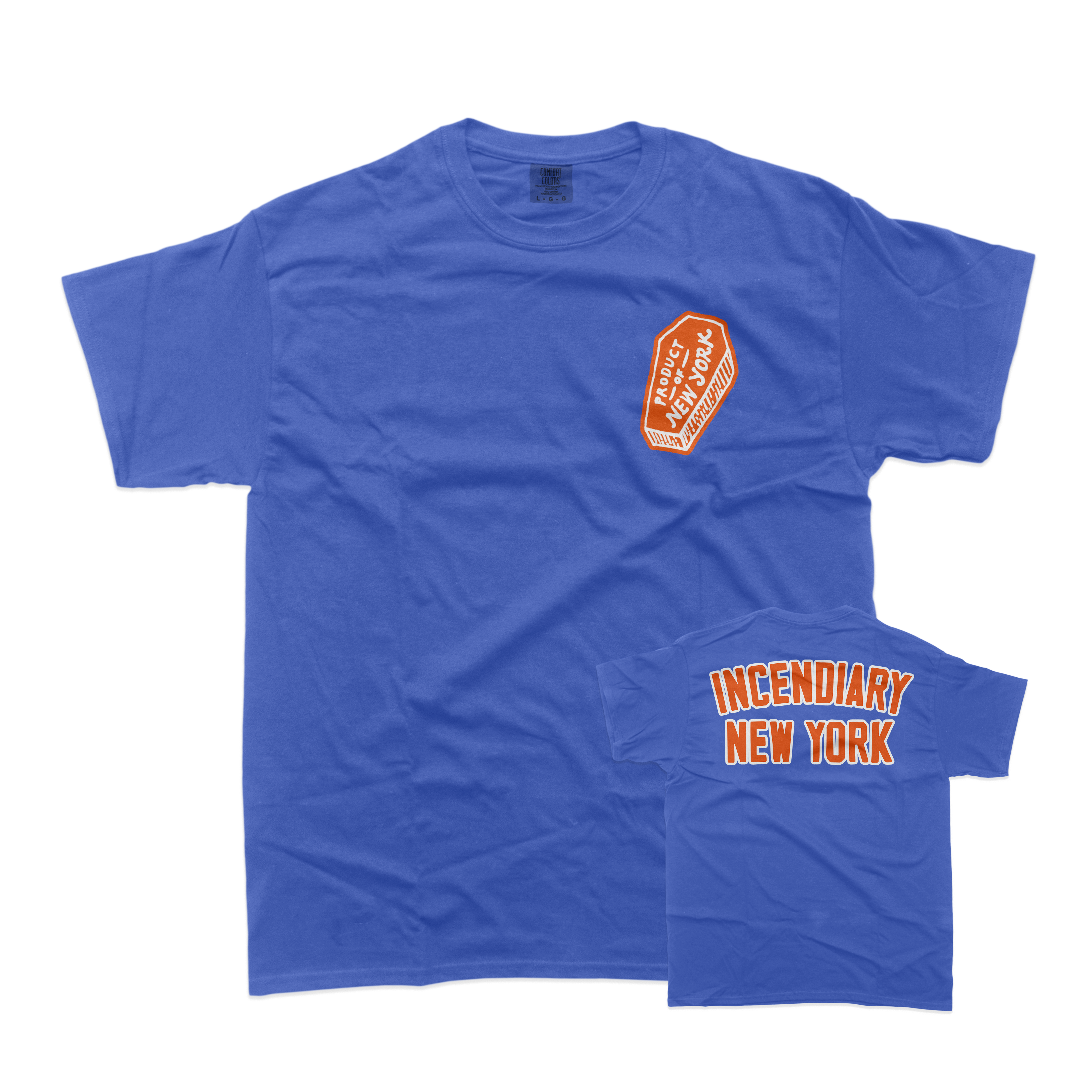 Incendiary “NY Knicks” Blue T-Shirt **PREORDER**