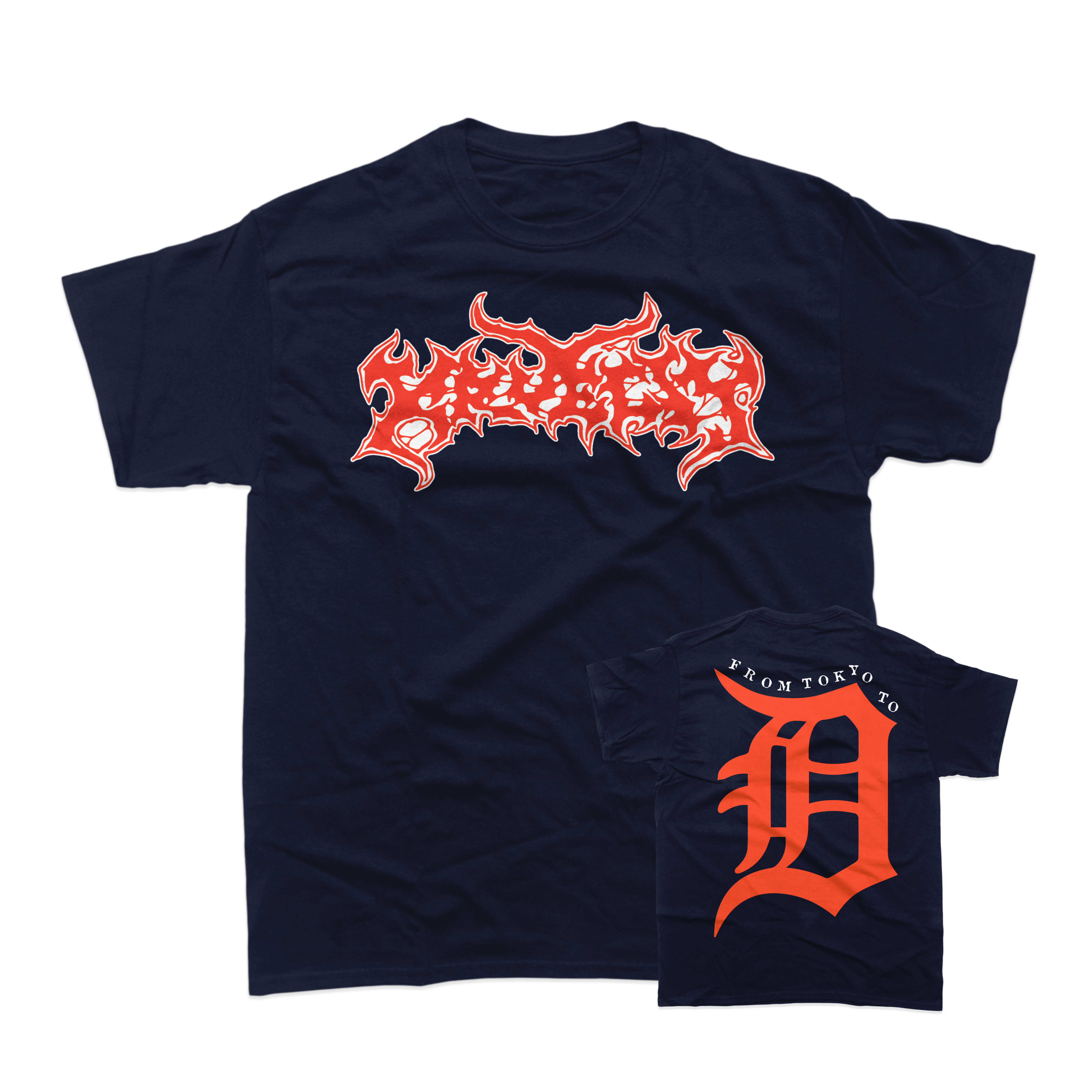 Kruelty - Detroit Navy Blue T-Shirt