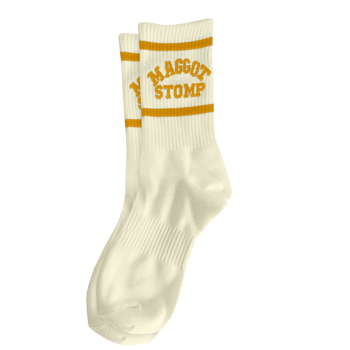 Maggot Stomp Gold Logo Socks