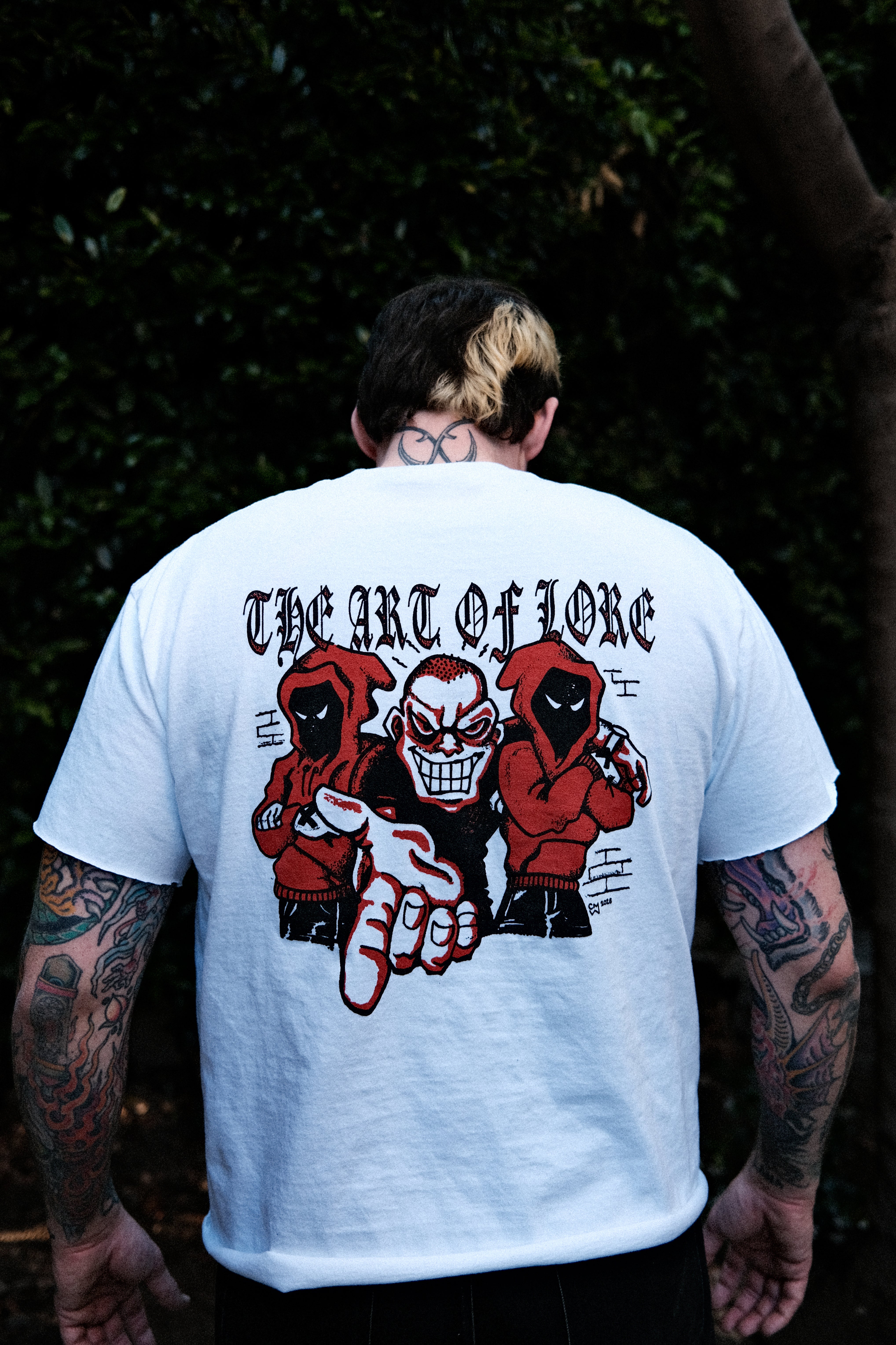 Hardlore - Art of the Lore White T-Shirt **PREORDER**
