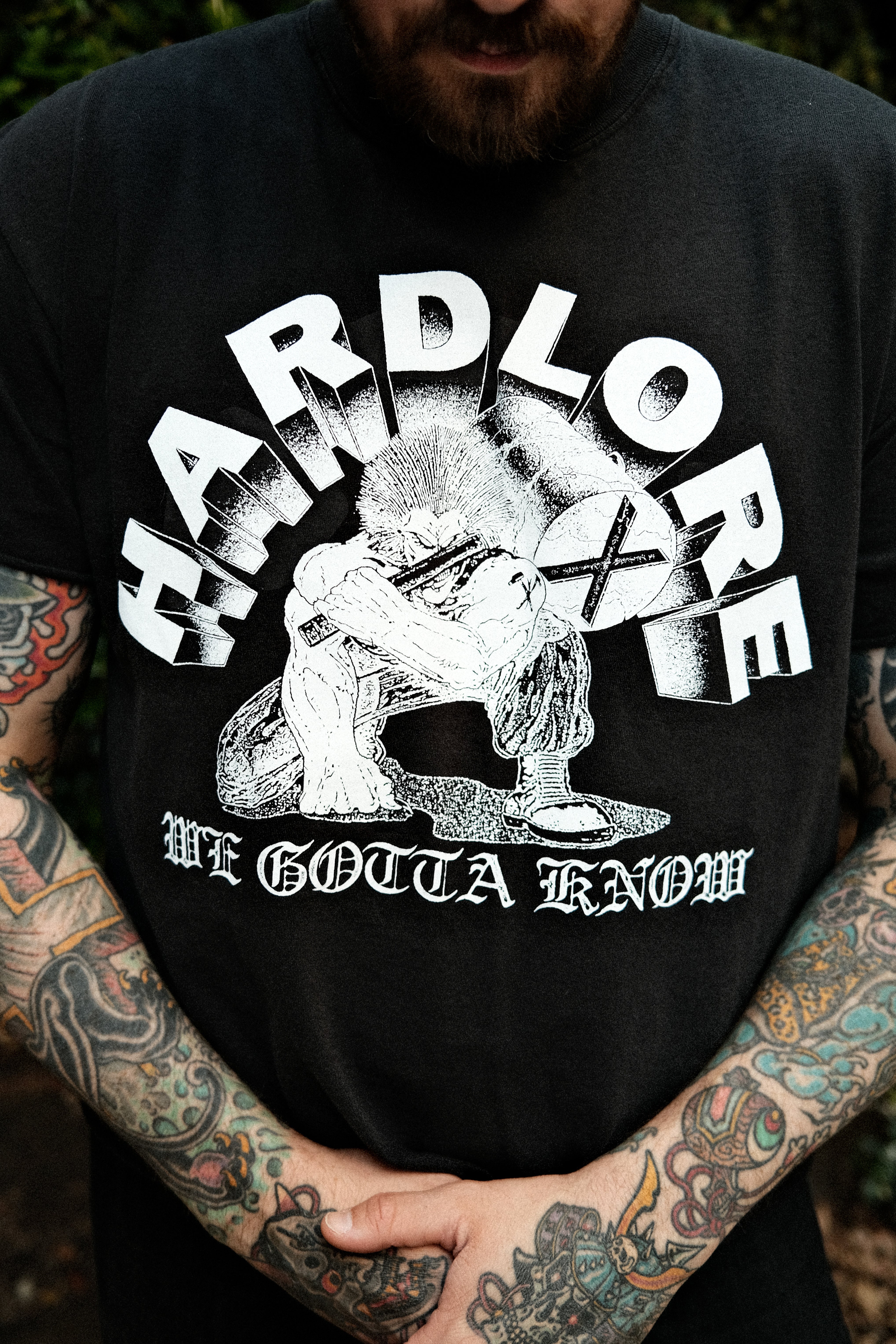 Hardlore - We Gotta Know Black T-Shirt **PREORDER**