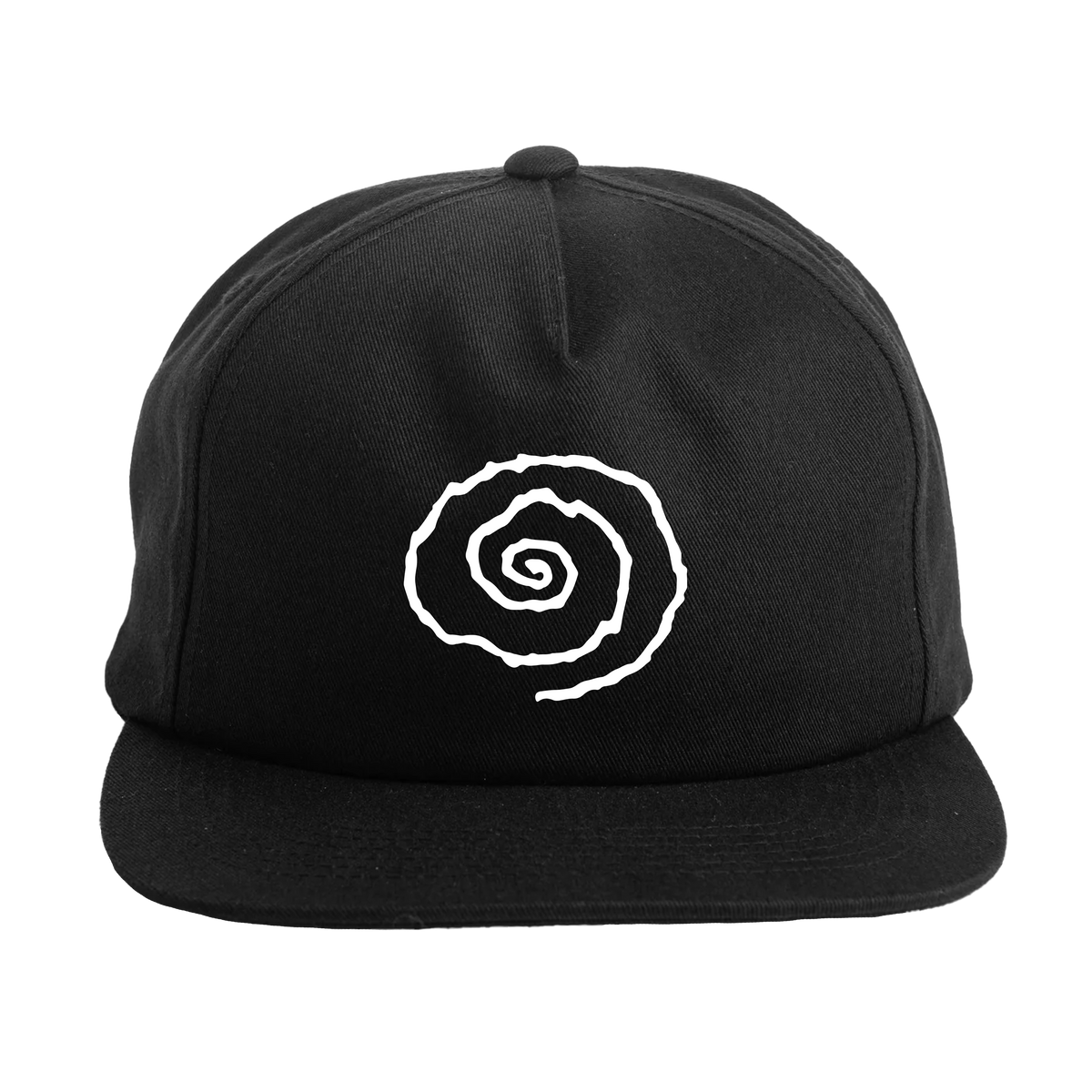 WHIRR - White Logo Snapback Black Hat **PREORDER**