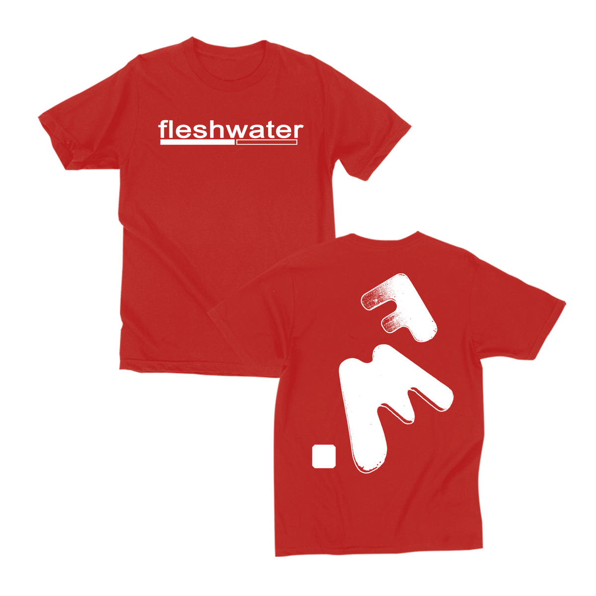 Fleshwater Red Block T-Shirt