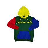 Fleshwater Color Block Embroidered Sweatshirt