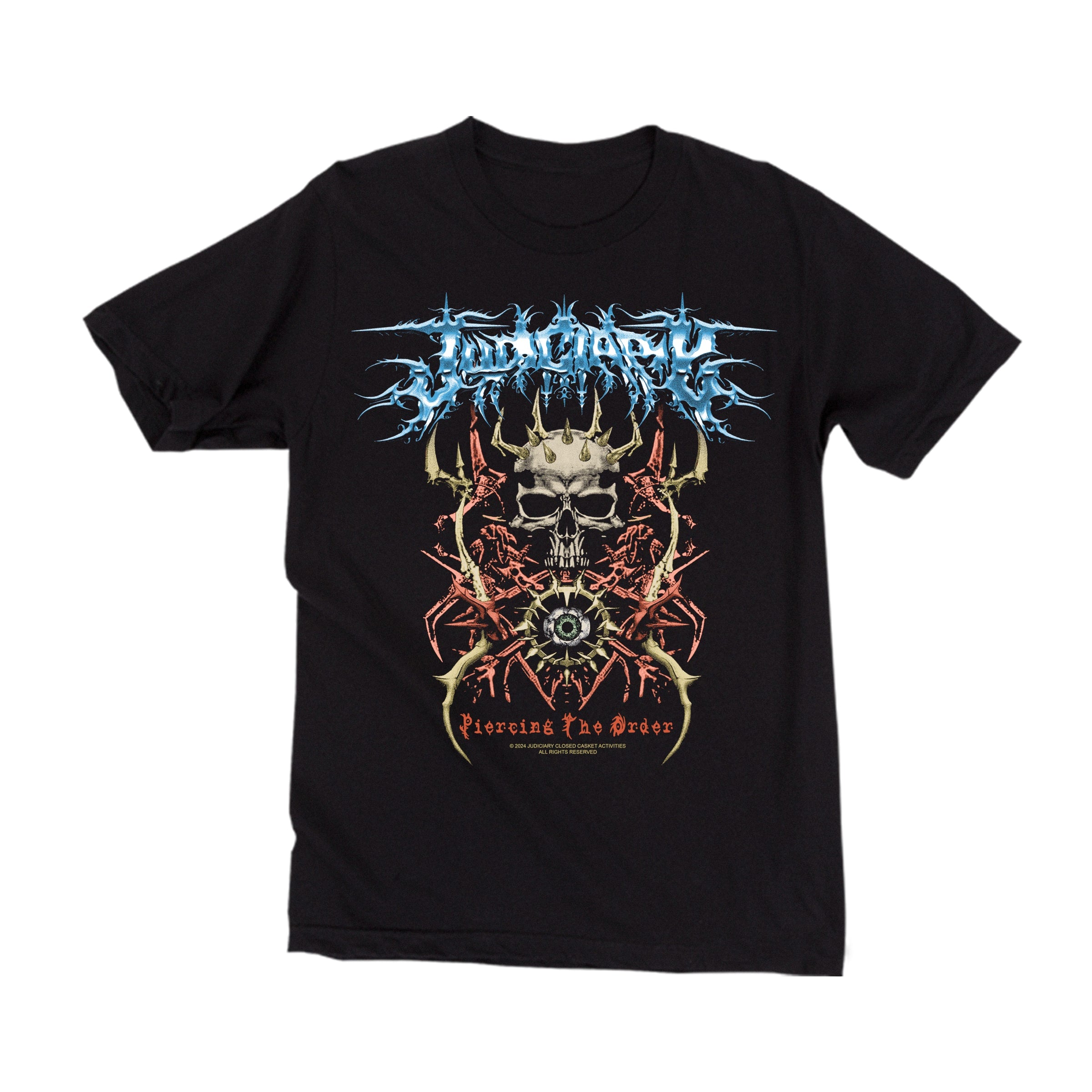 Judiciary - Piercing The Order Black T-Shirt