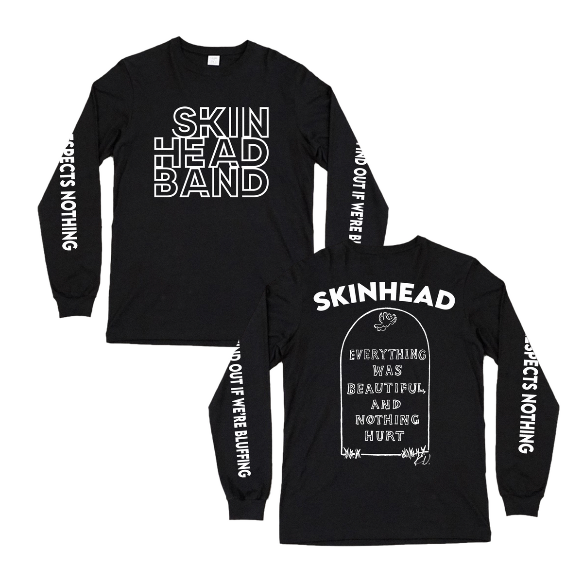 Skinhead Respects Nothing Longsleeve