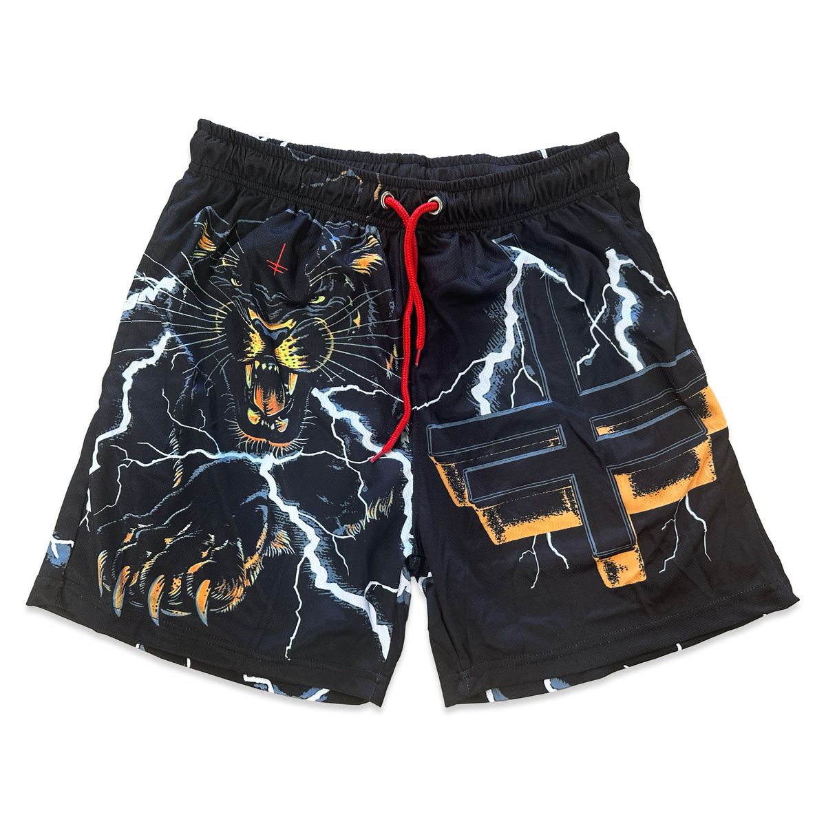 Twitching Tongues - Panther Mesh Shorts