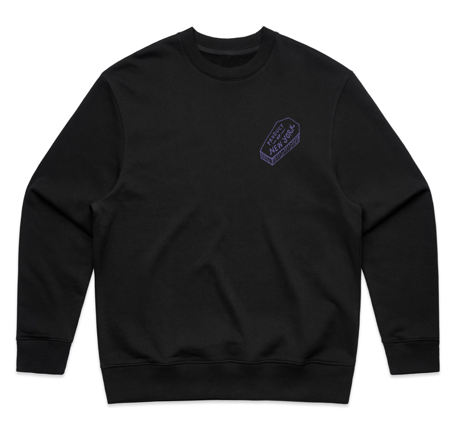 Incendiary Embroidered Coffin Crewneck
