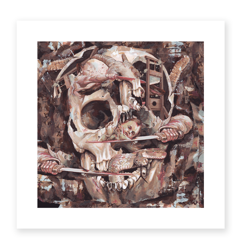 King Nine - Death Rattle Giclee Print