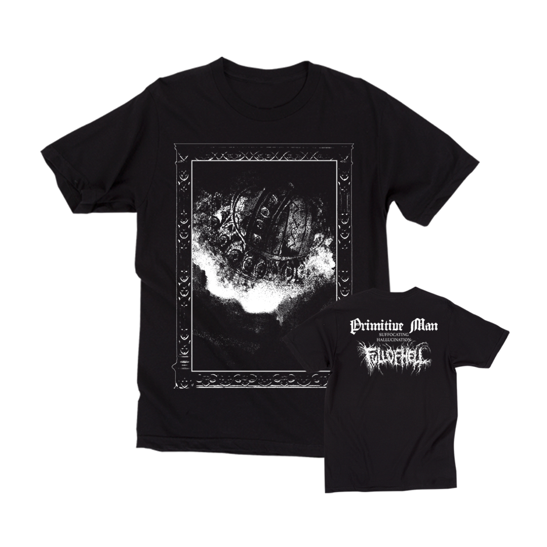 Full of Hell & Primitive Man Suffocating Hallucination T-Shirt