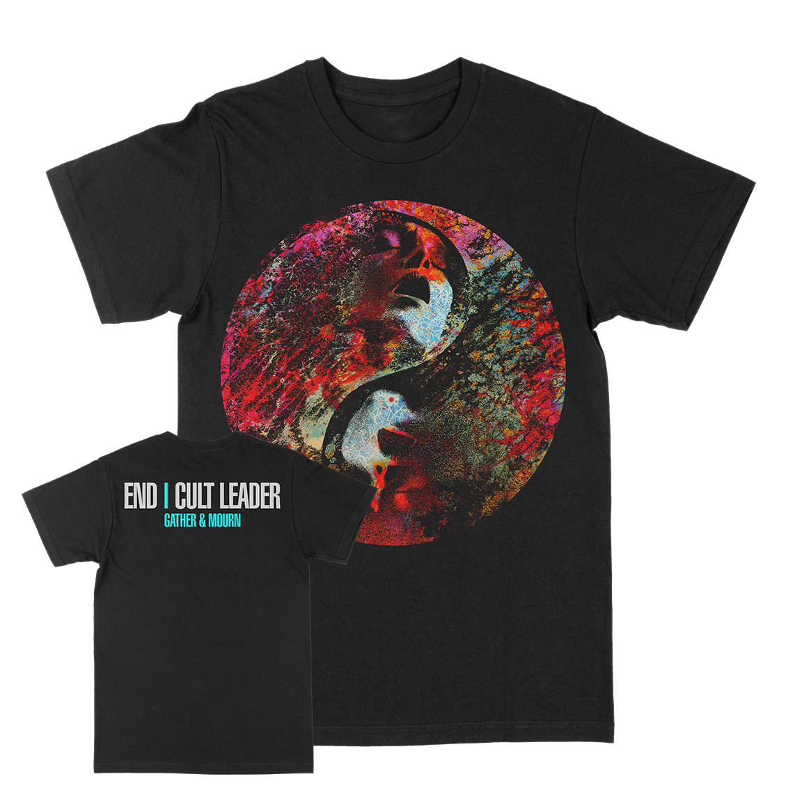 END - Gather & Mourn T-Shirt Full Color